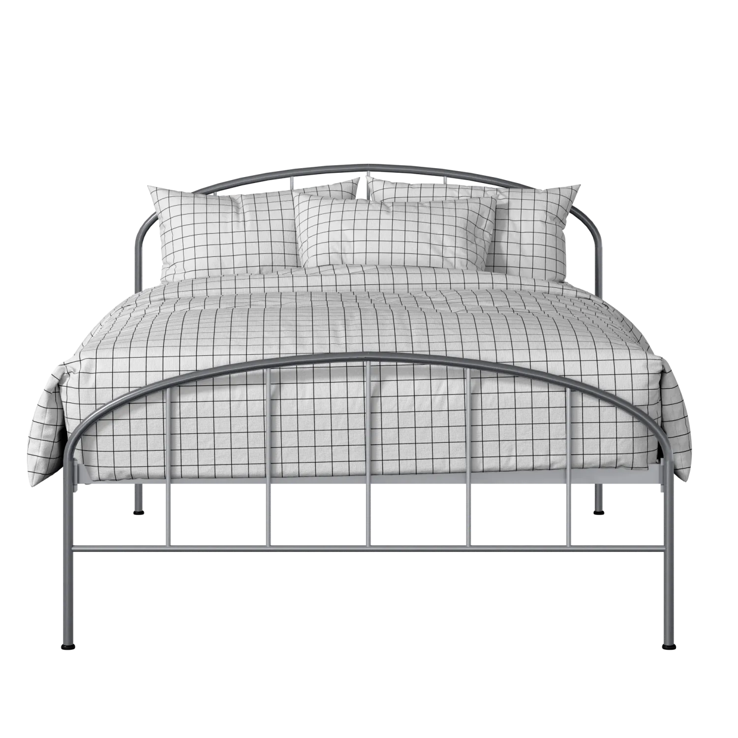 Waldo iron/metal bed in silver
