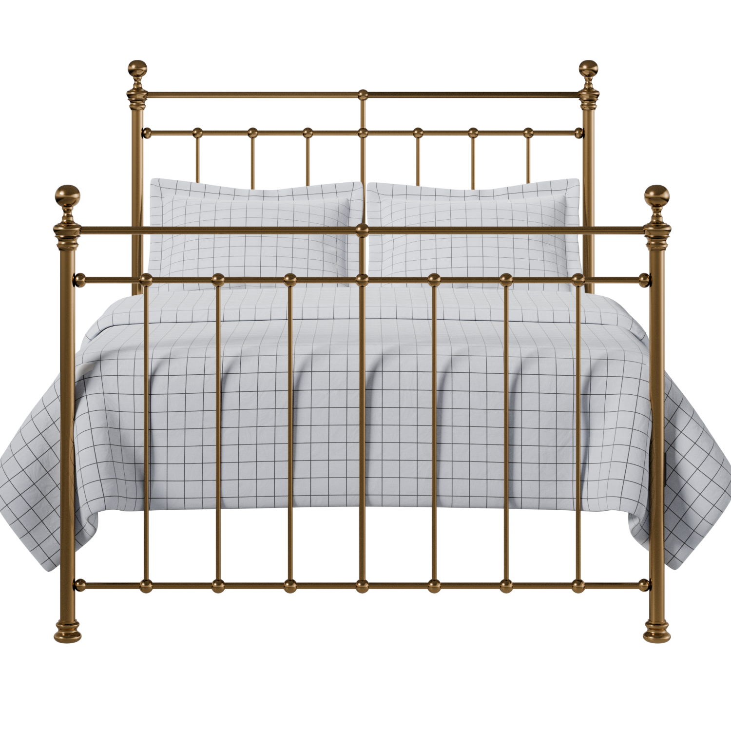 Blyth lit en laiton avec matelas