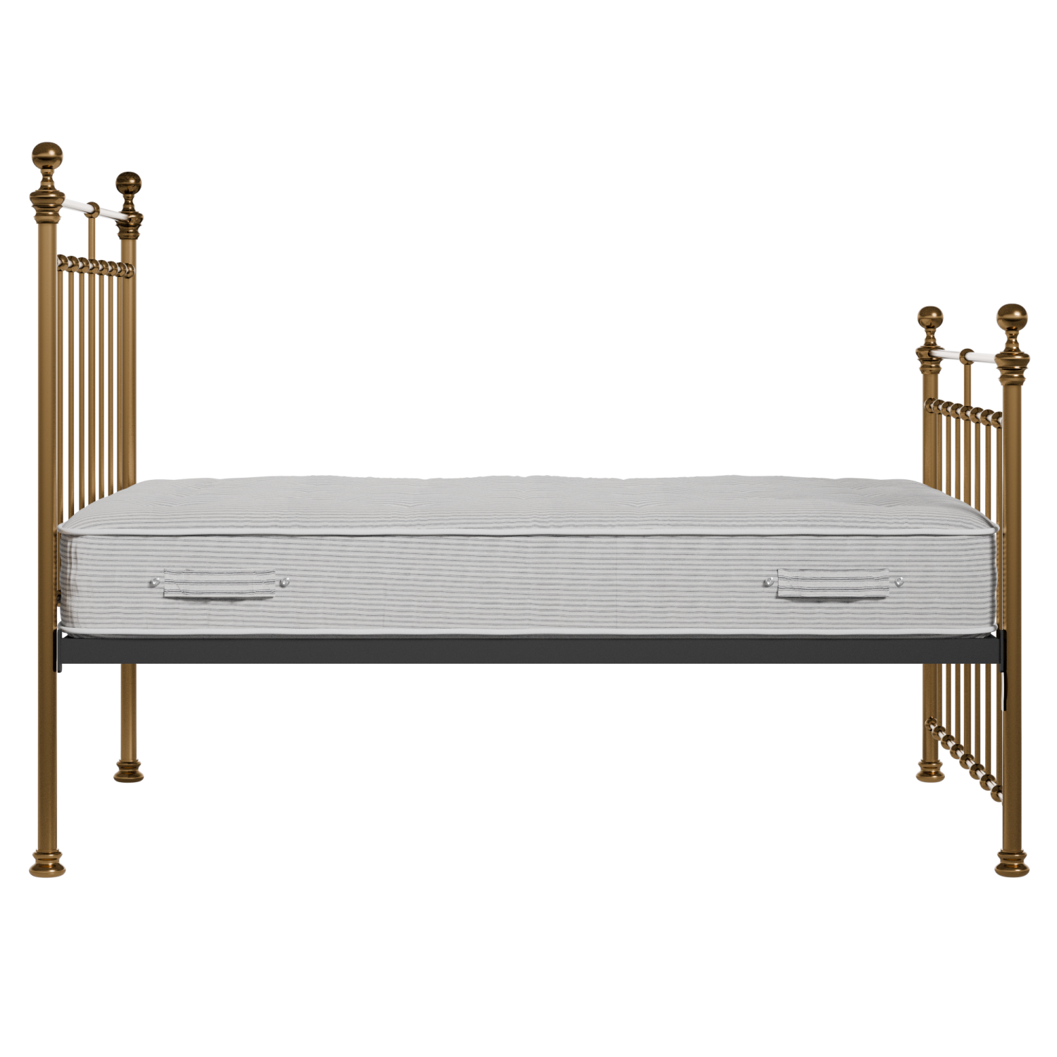Blyth lit en laiton avec matelas