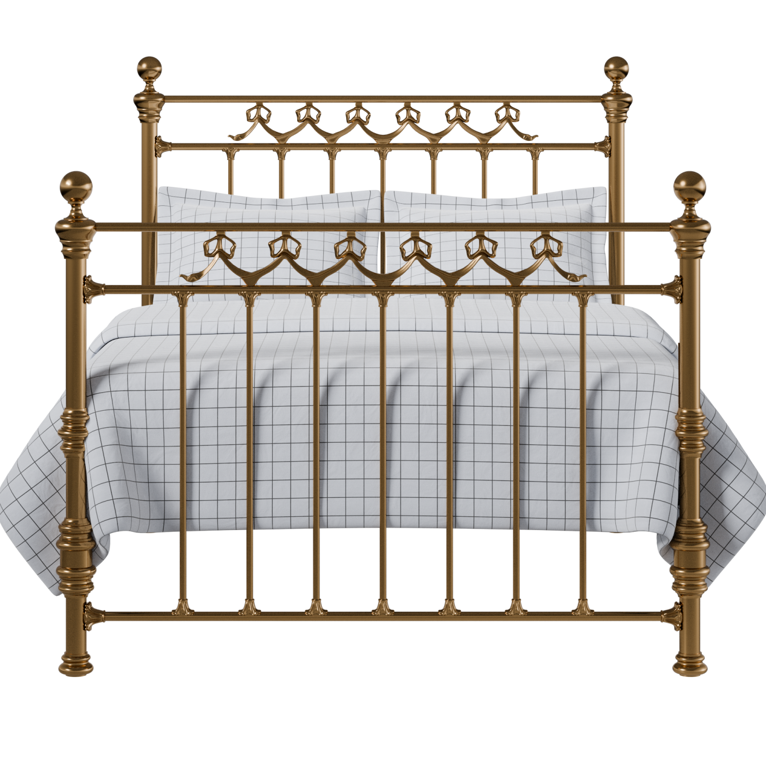 Braemore brass bed with Juno mattress