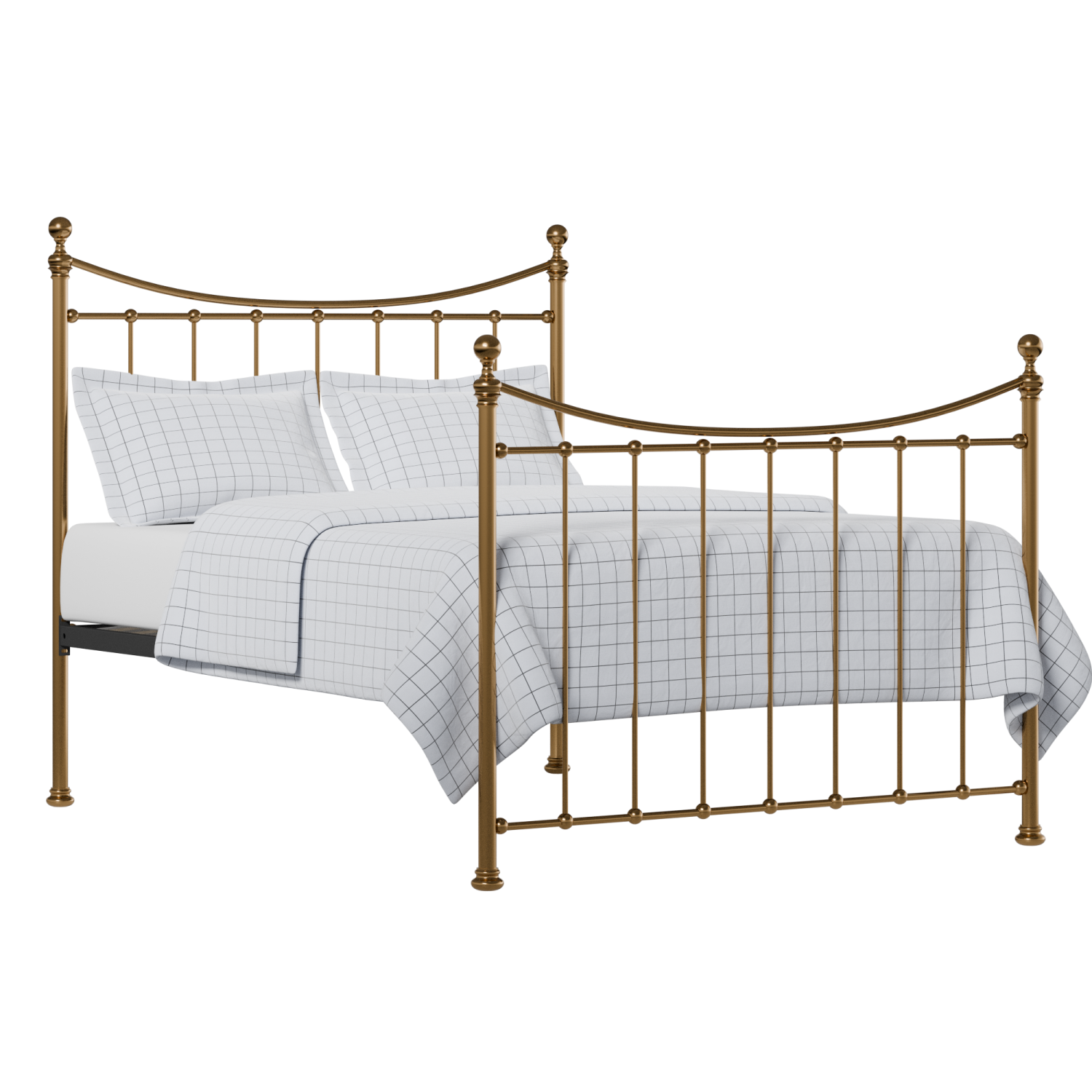 Kendal brass bed with Juno mattress