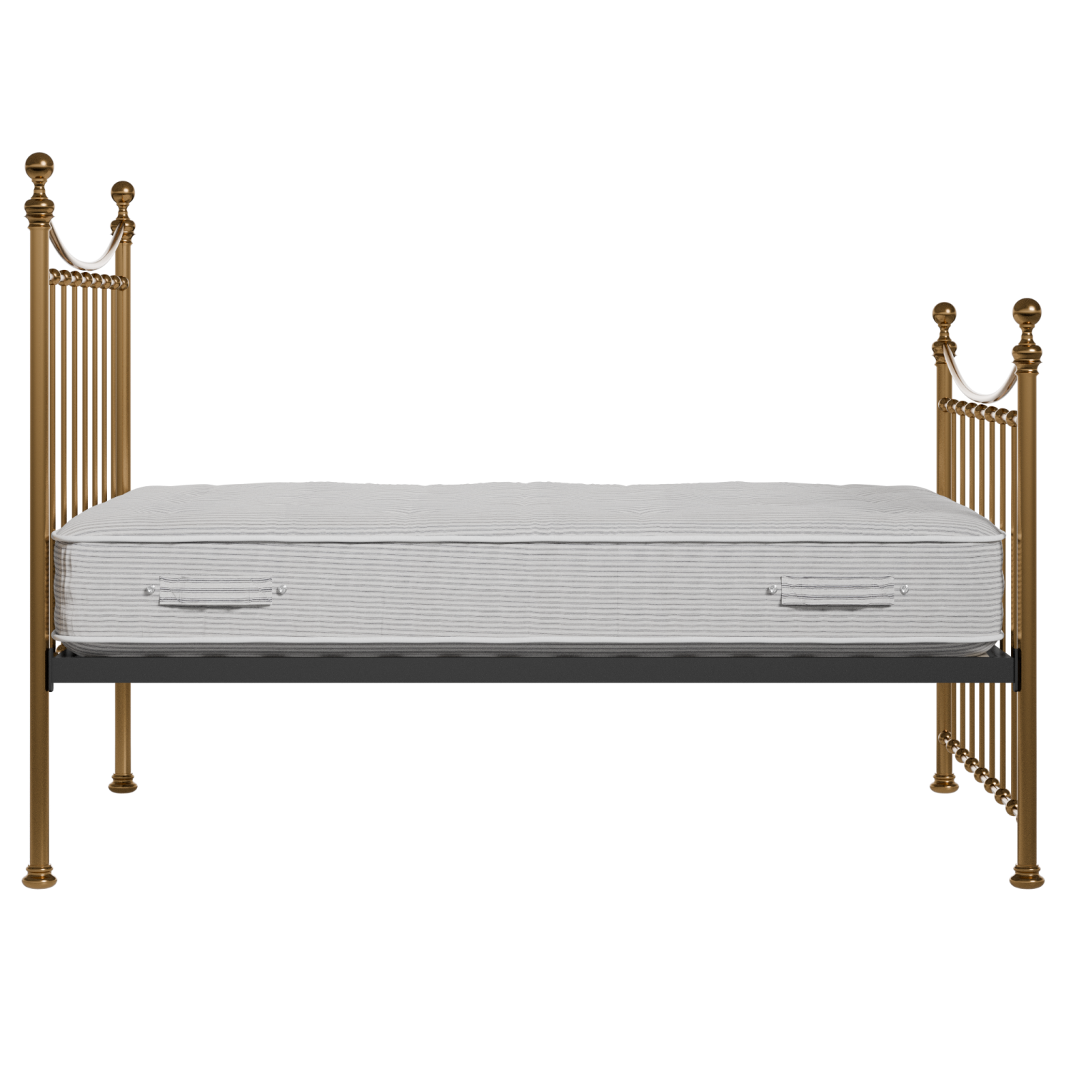Kendal brass bed with Juno mattress