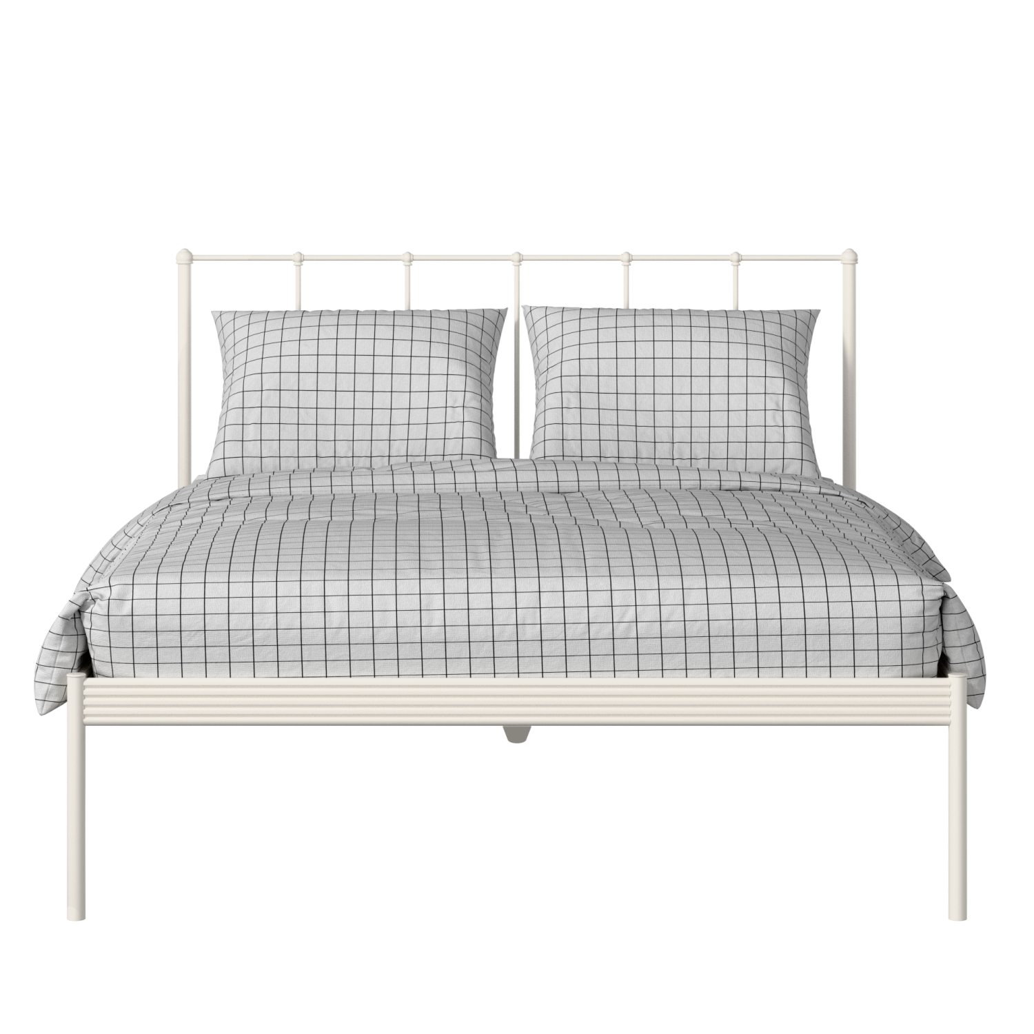 Alwyn iron/metal bed in ivory