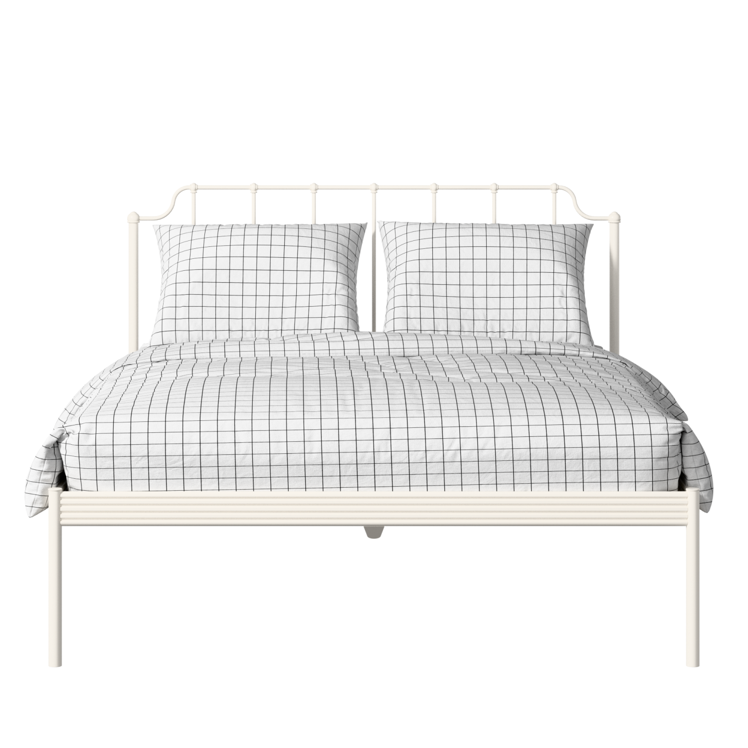 Hackney iron/metal bed in ivory