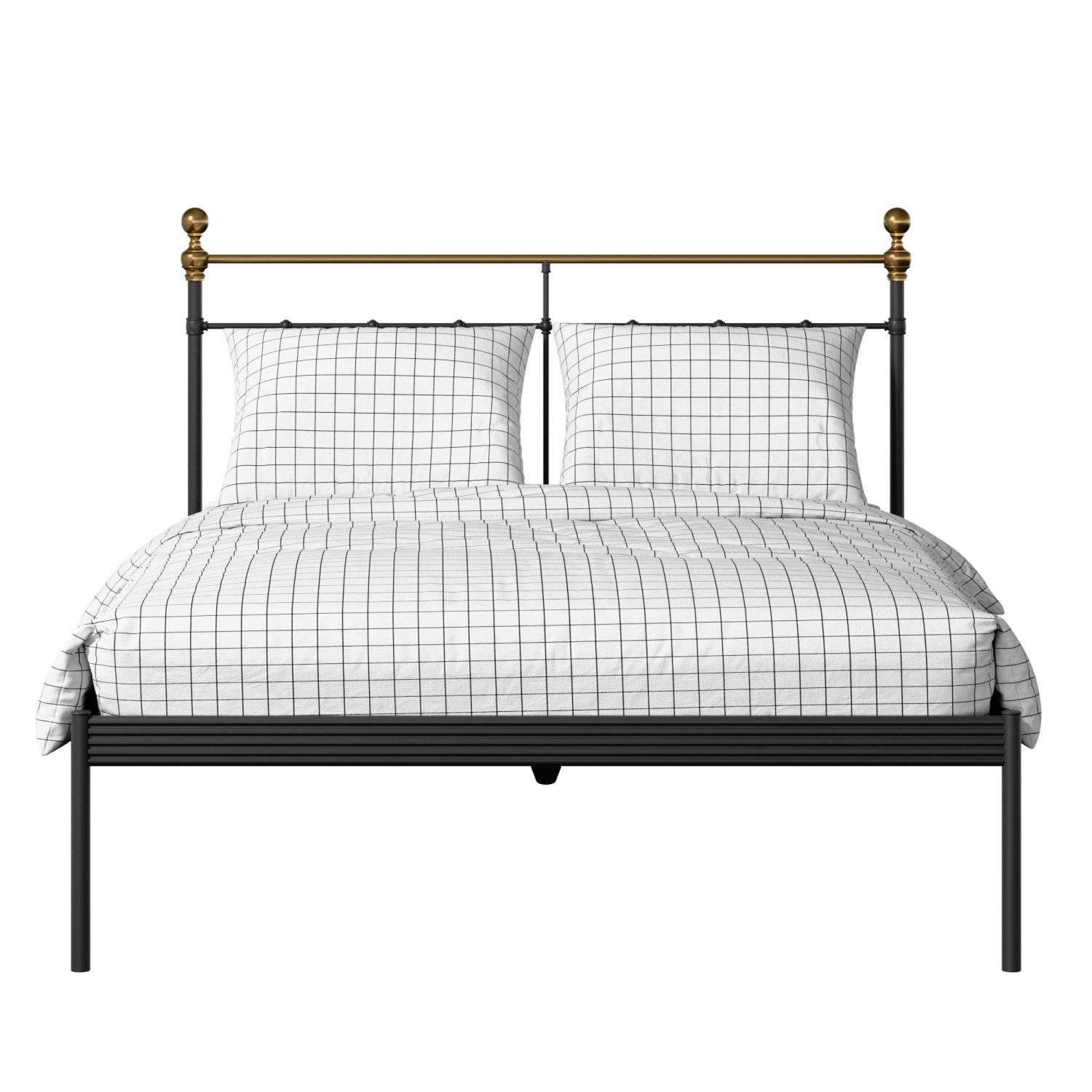 Iver iron/metal bed in black