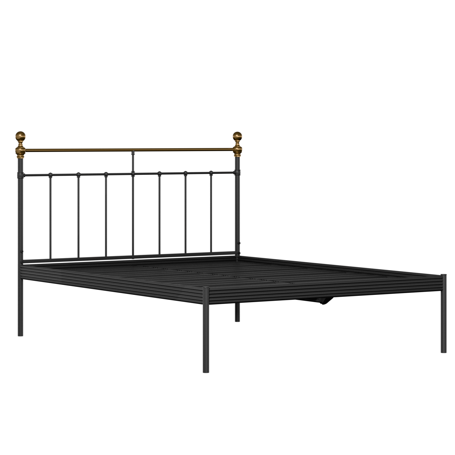 Iver iron/metal bed in black