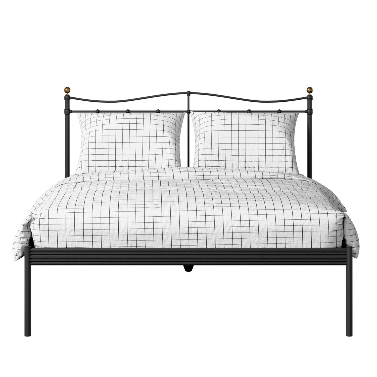 Lambeth iron/metal bed in black