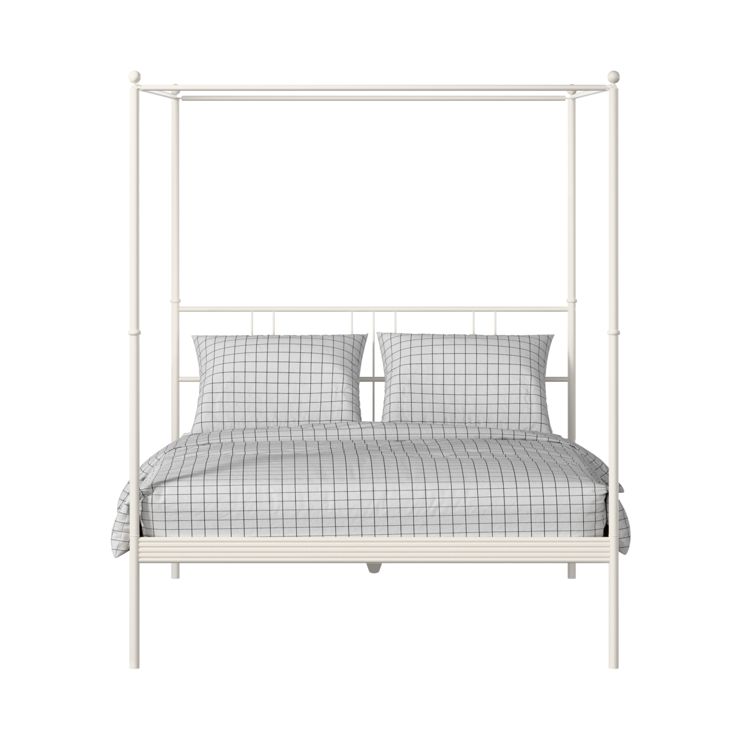 Perryn iron/metal bed in ivory