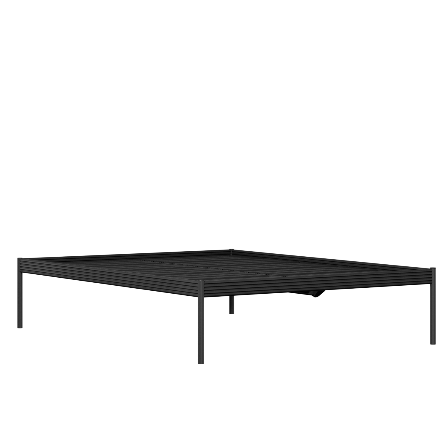 Pinner iron/metal bed in black