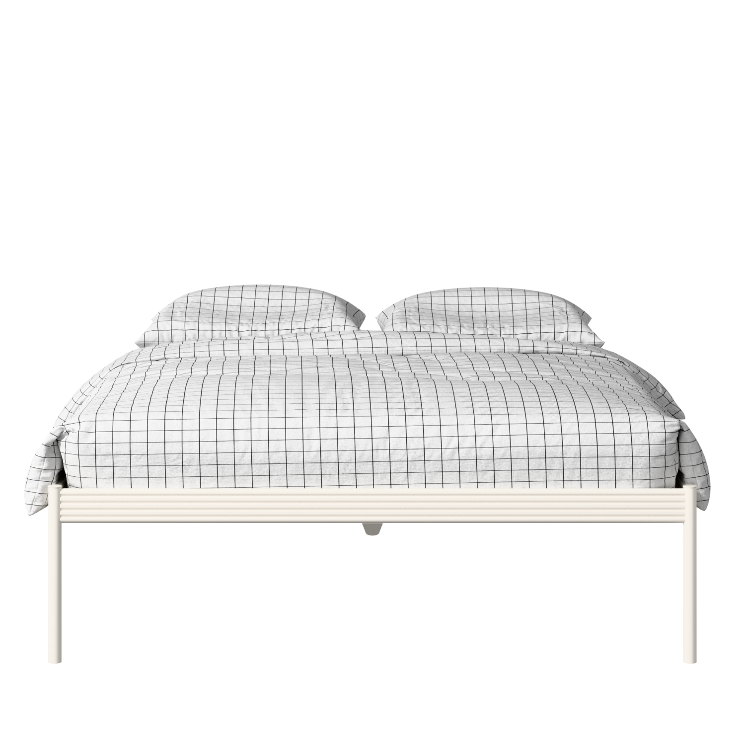 Pinner iron/metal bed in ivory