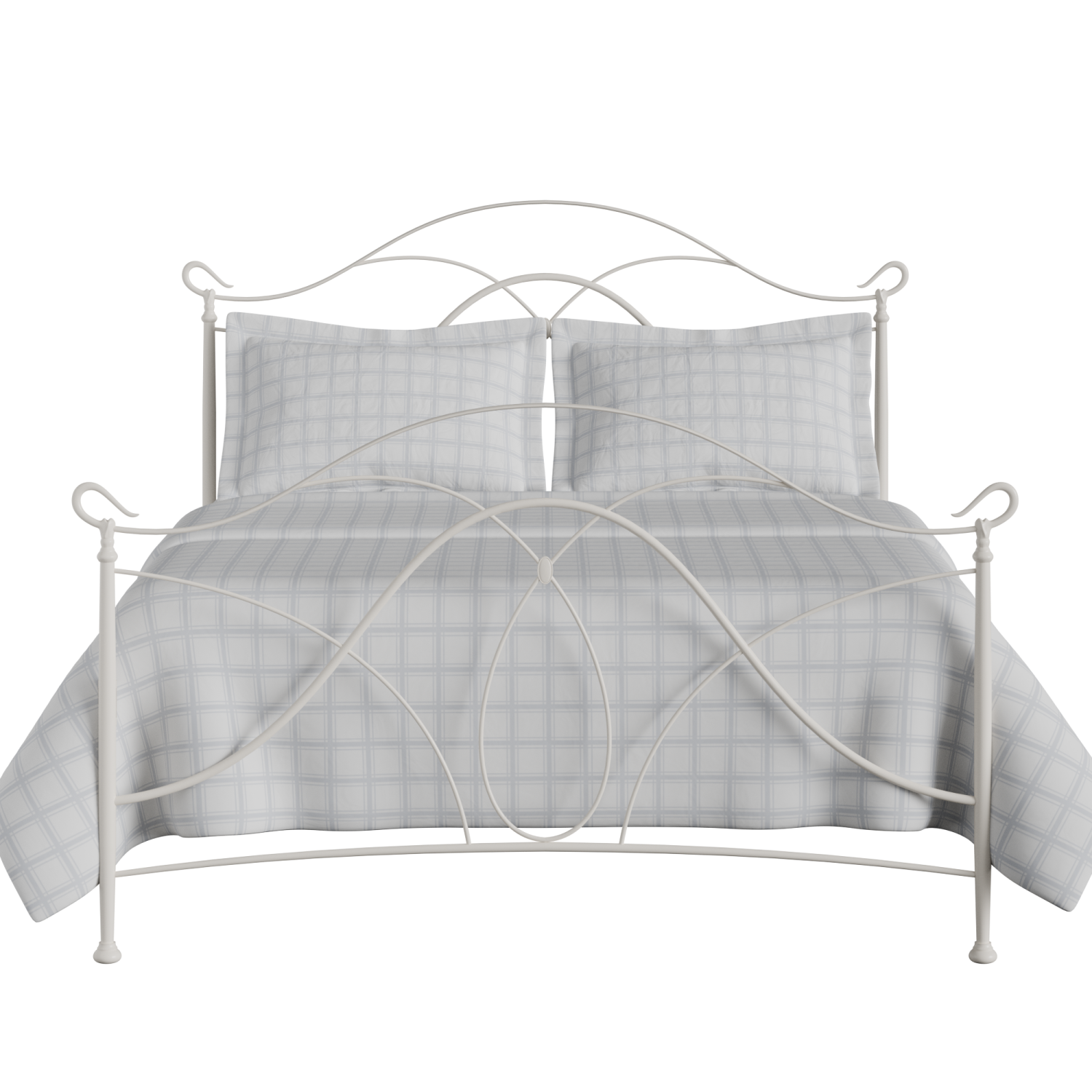 Ardo iron/metal bed in ivory