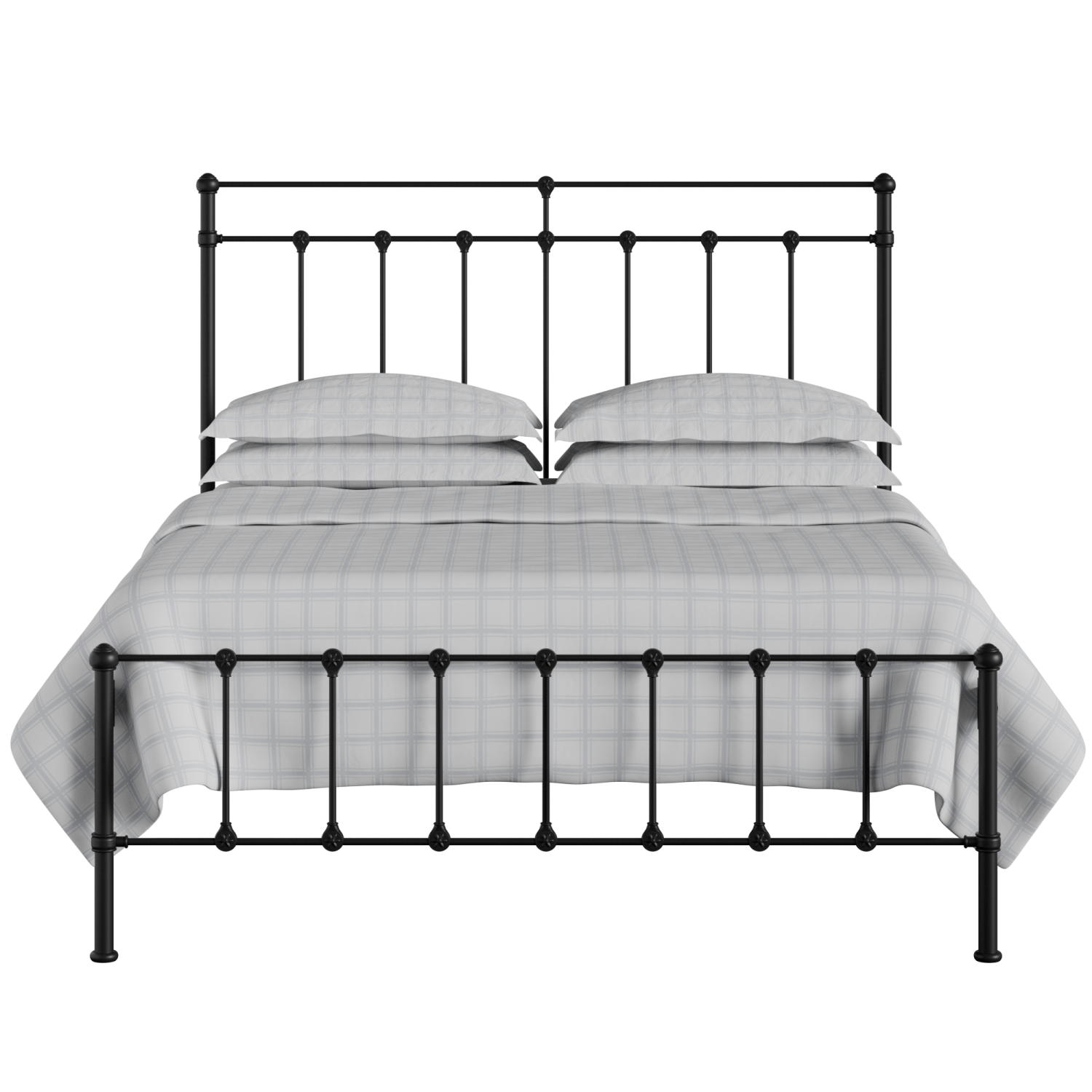 Ashley iron/metal bed in black