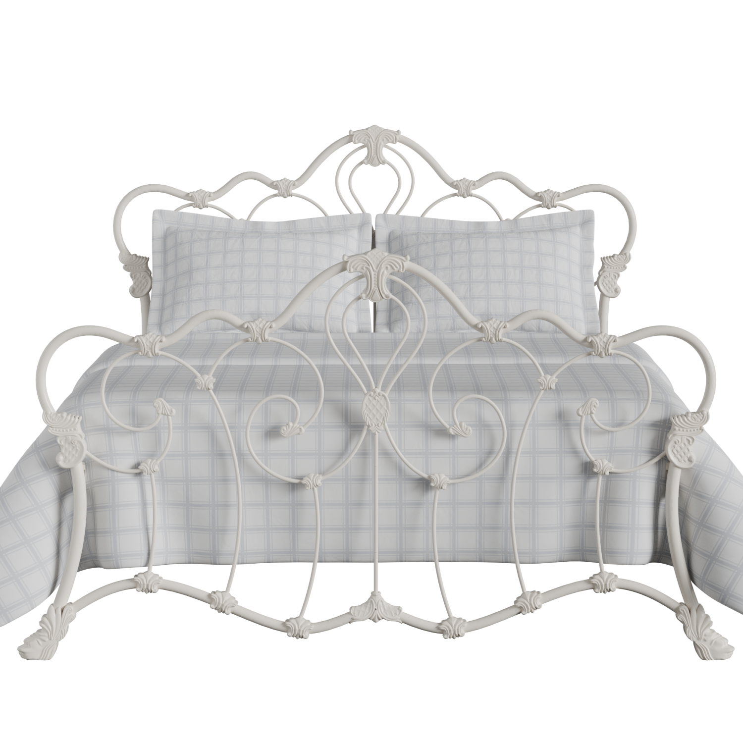 Athalone ijzeren bed in ivoor