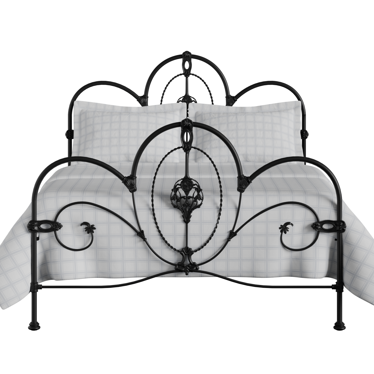 Ballina iron/metal bed in black