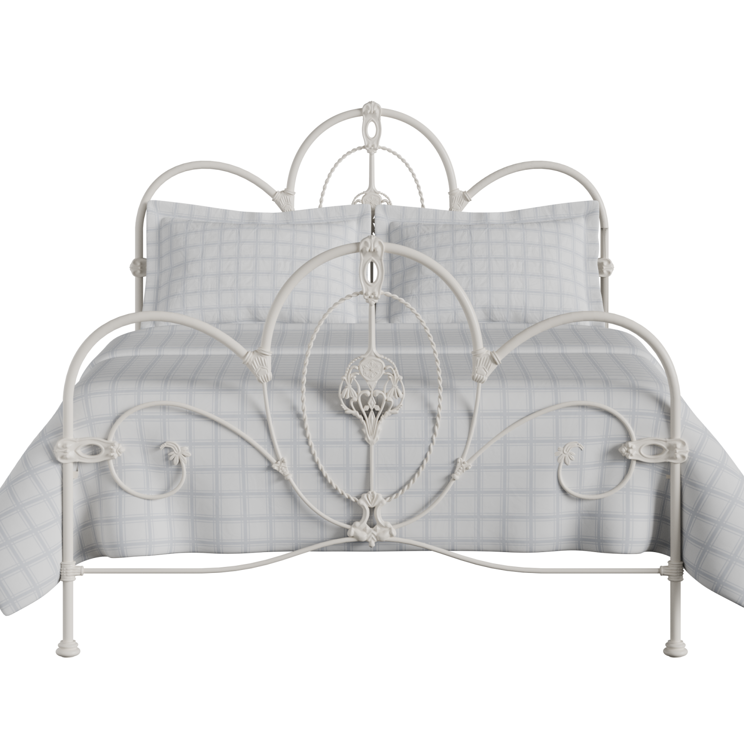 Ballina iron/metal bed in ivory