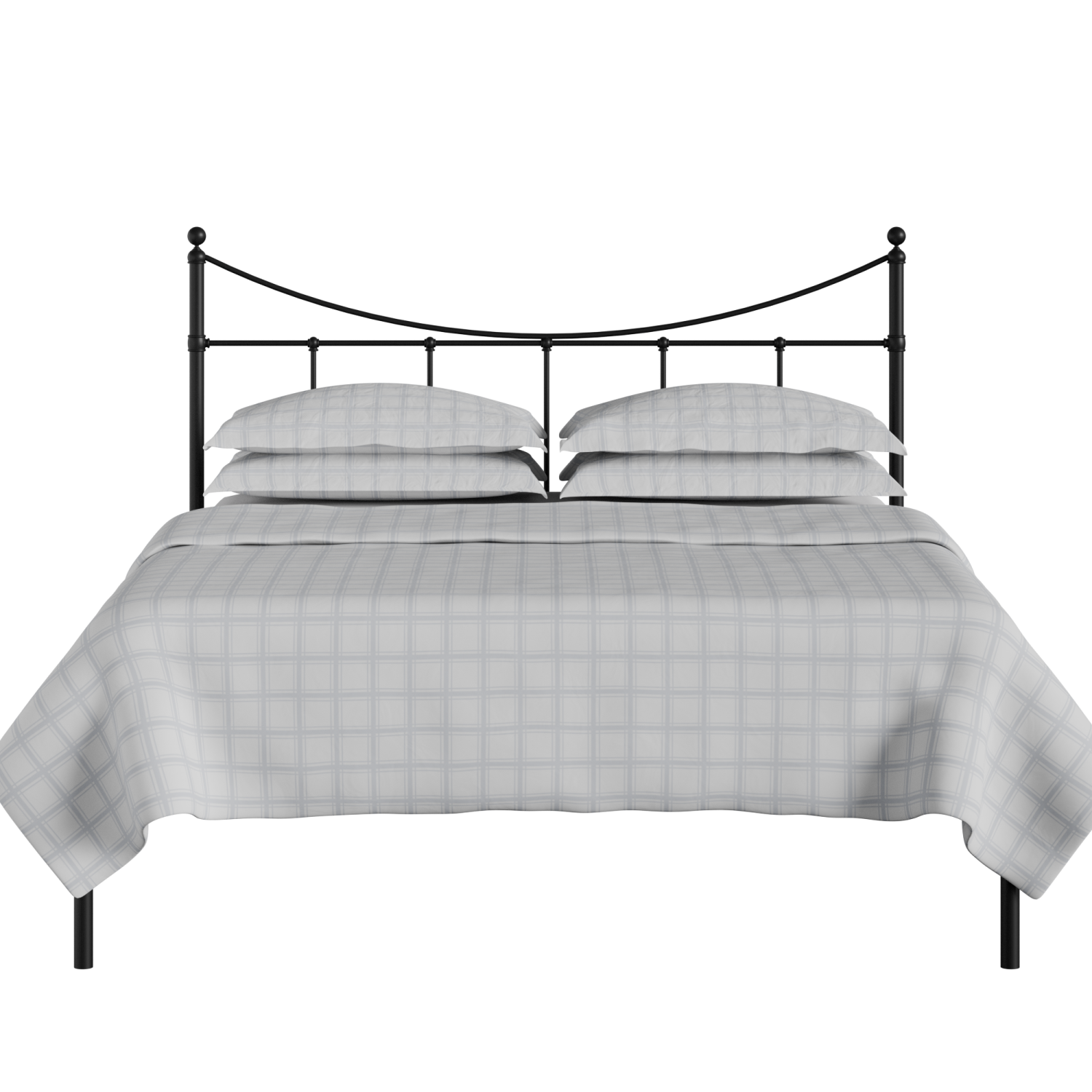 Camden iron/metal bed in black