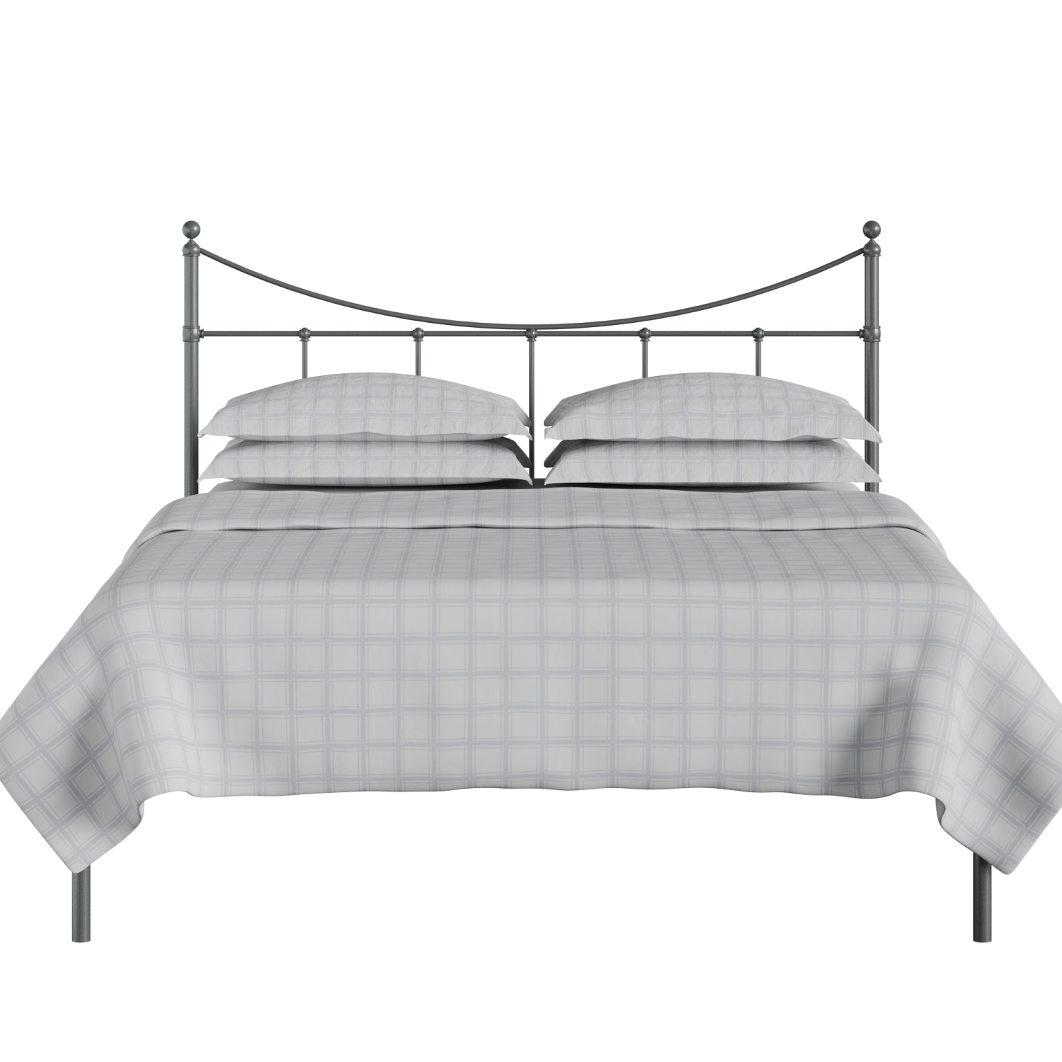 Camden iron/metal bed in pewter