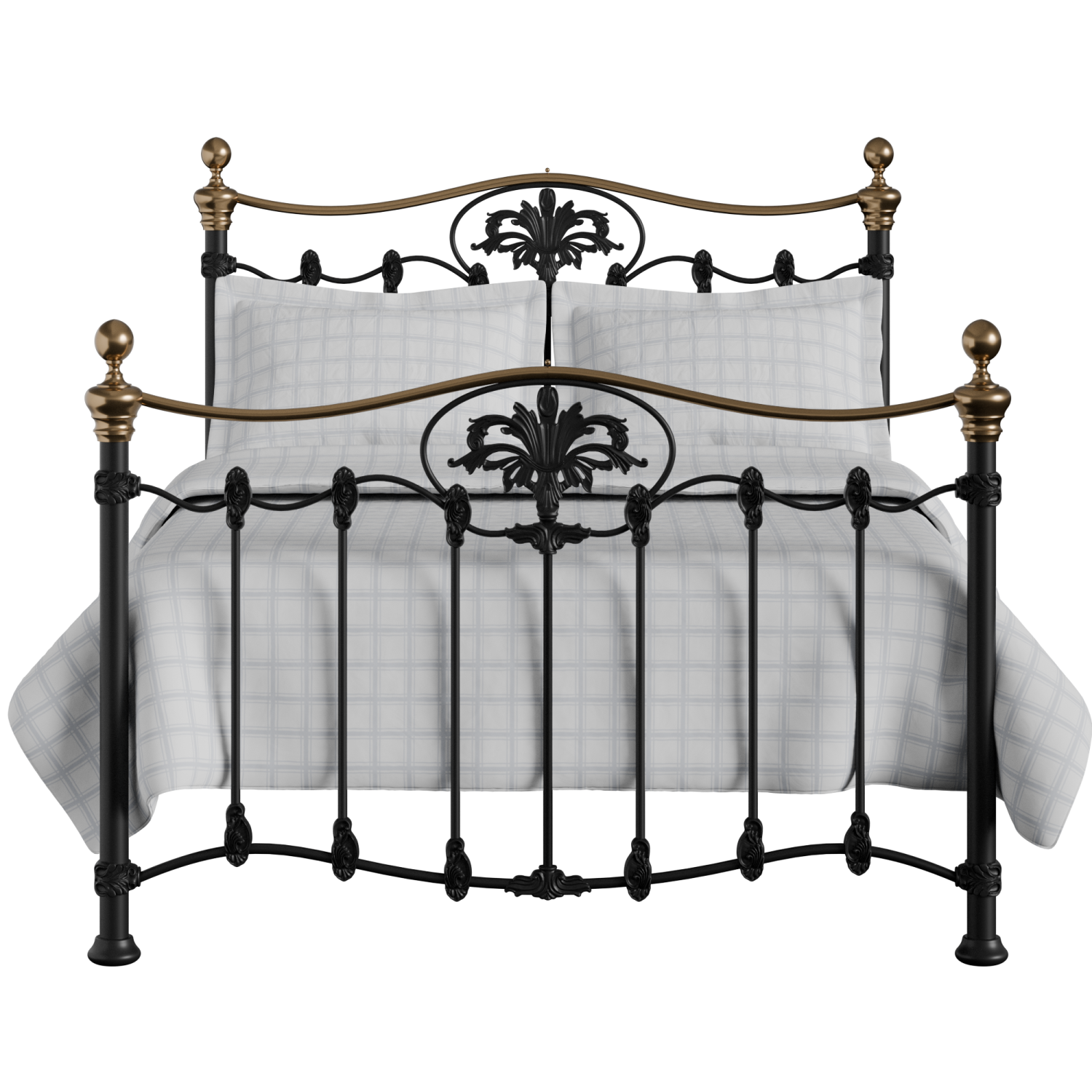 Camolin iron/metal bed in black