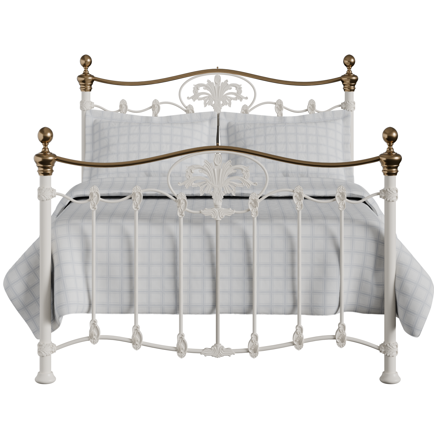 Camolin iron/metal bed in ivory