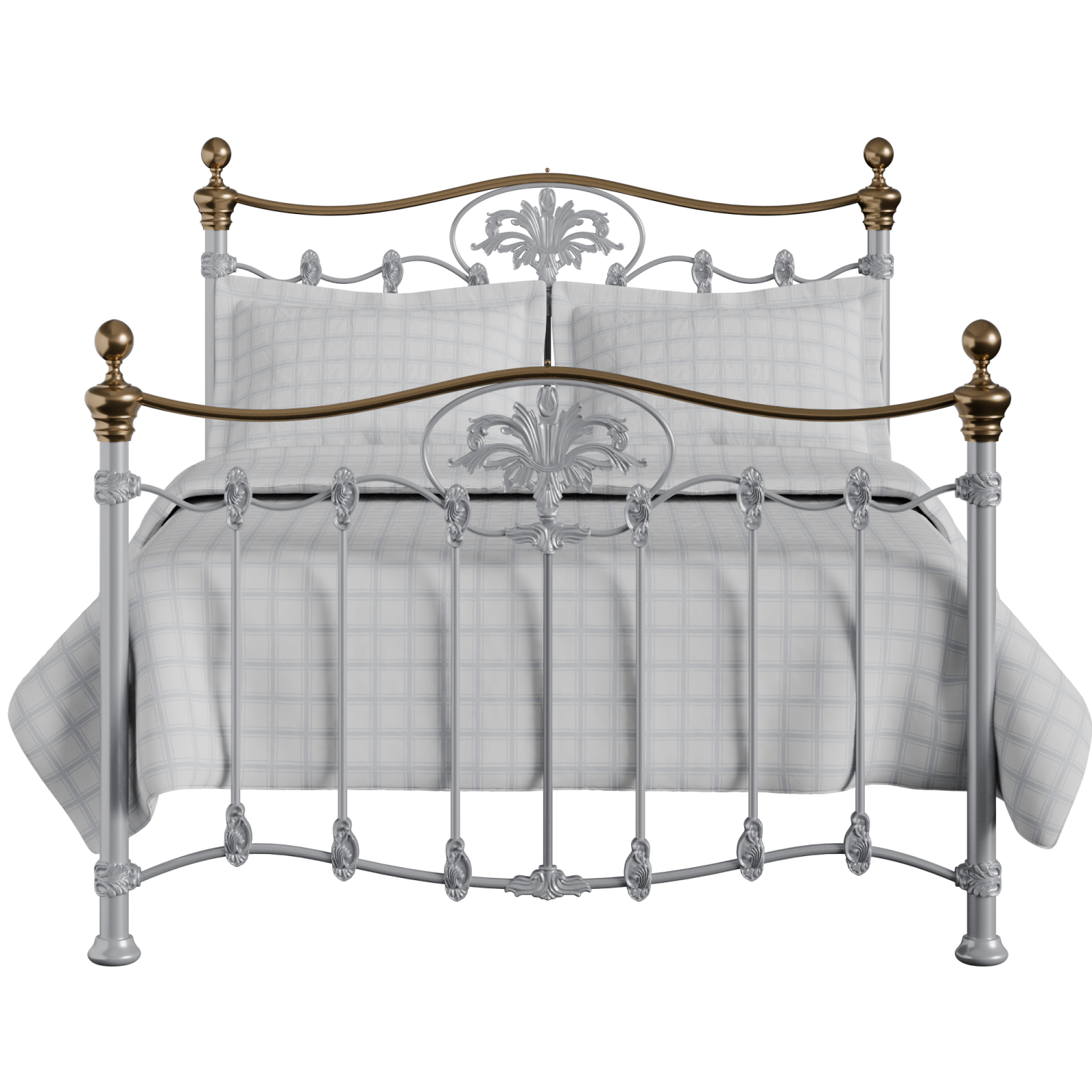 Camolin iron/metal bed in silver