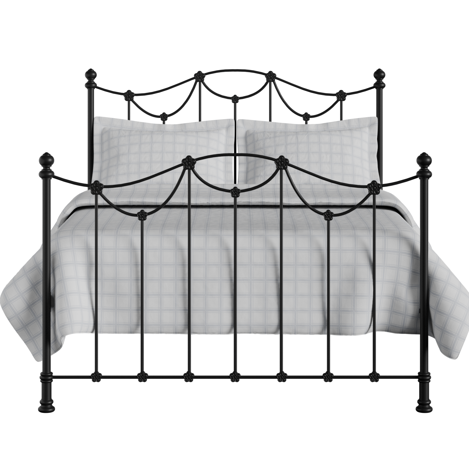 Carie iron/metal bed in black