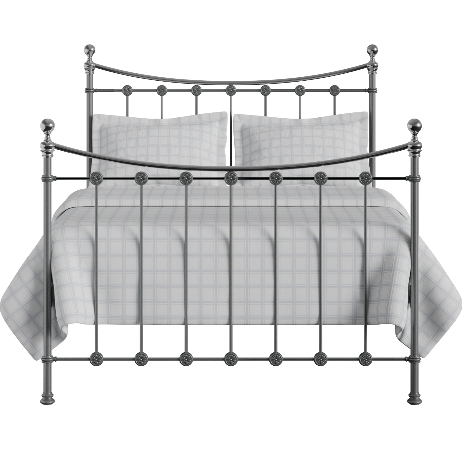 Carrick Chromo iron/metal bed in pewter