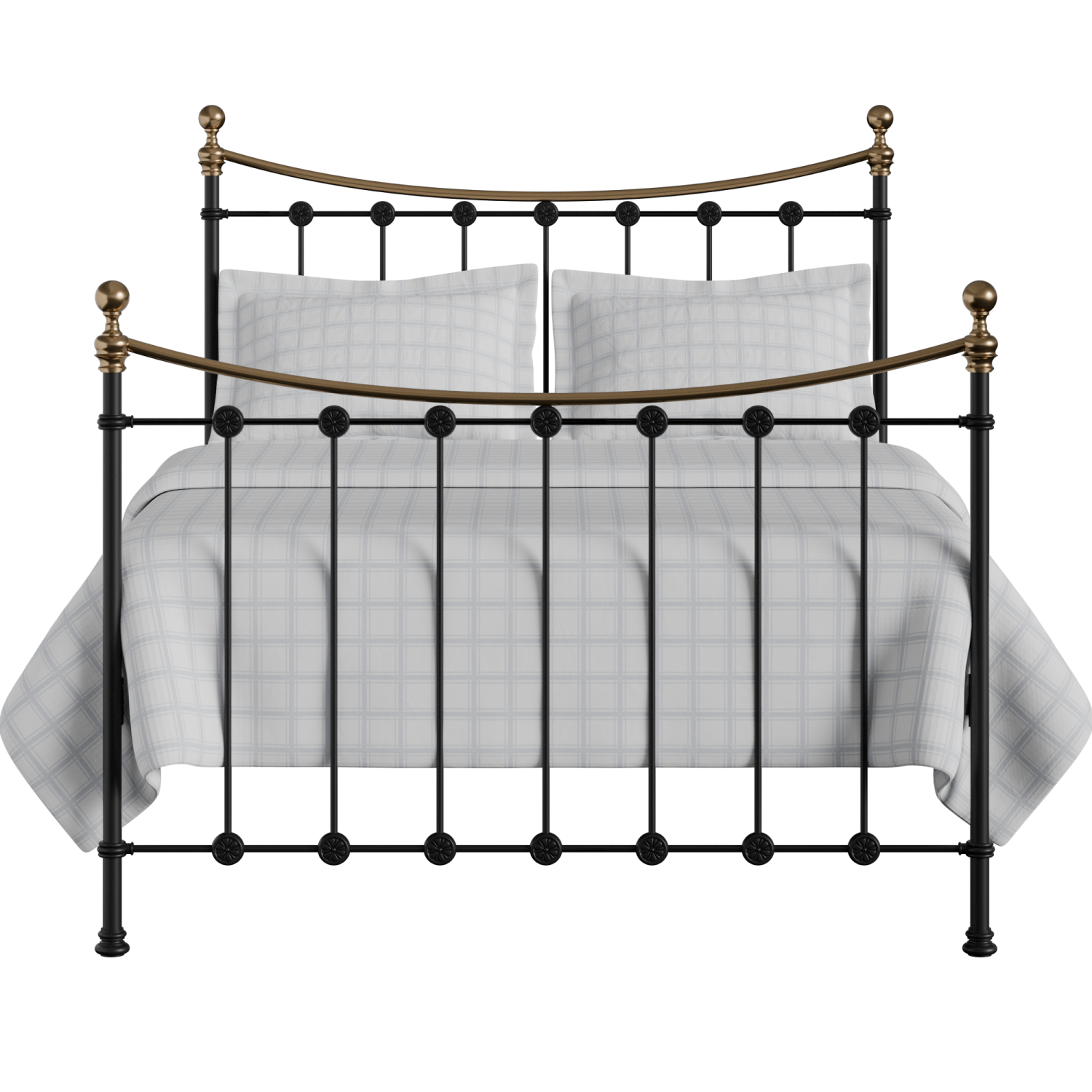 Carrick cama de metal en negro