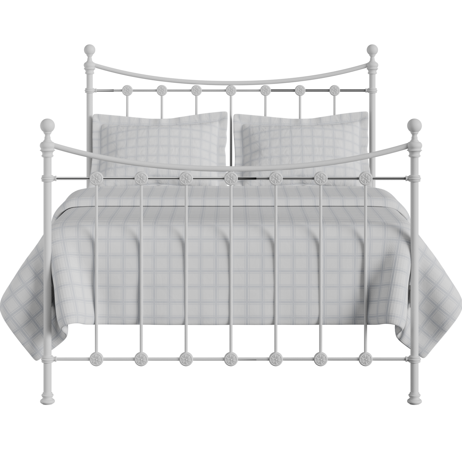 Carrick Solo iron/metal bed in white