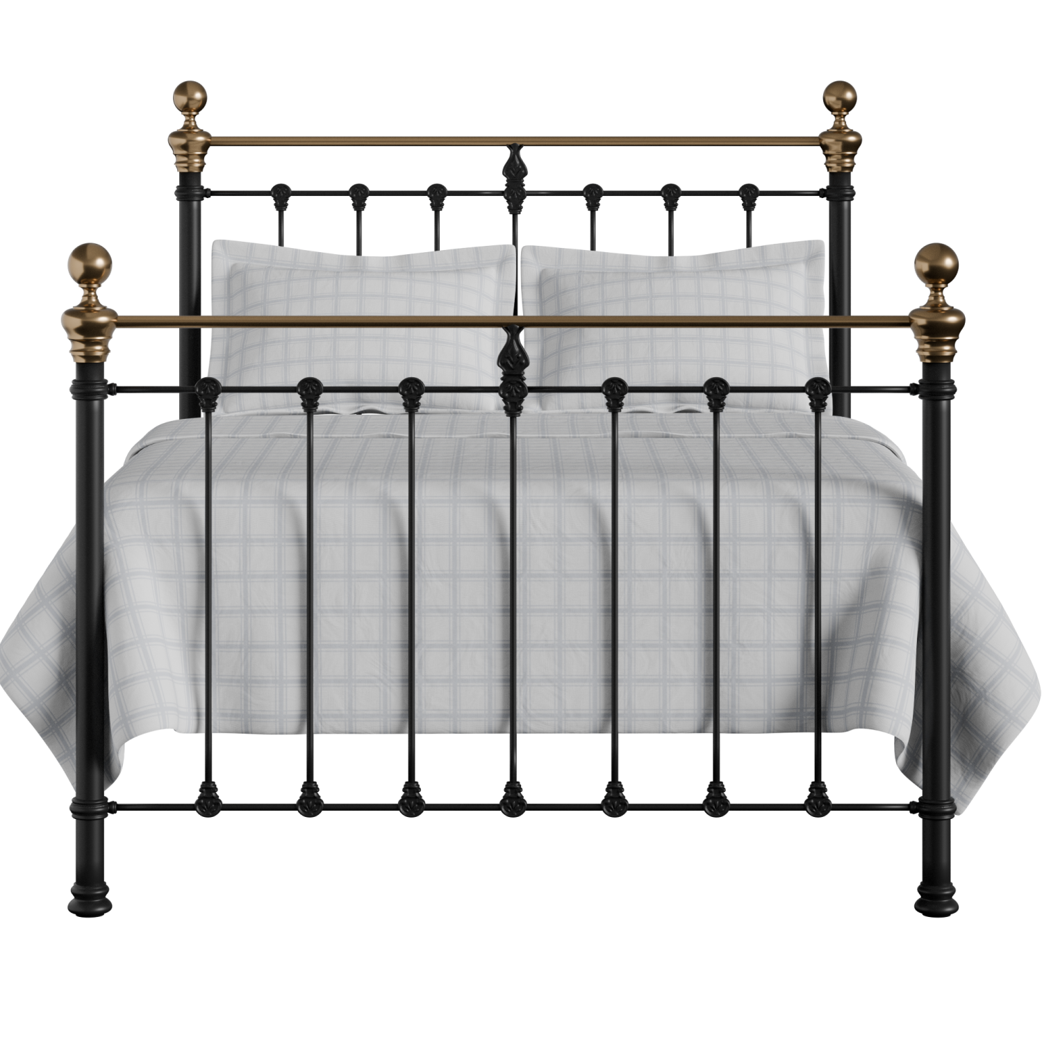 Hamilton iron/metal bed in black