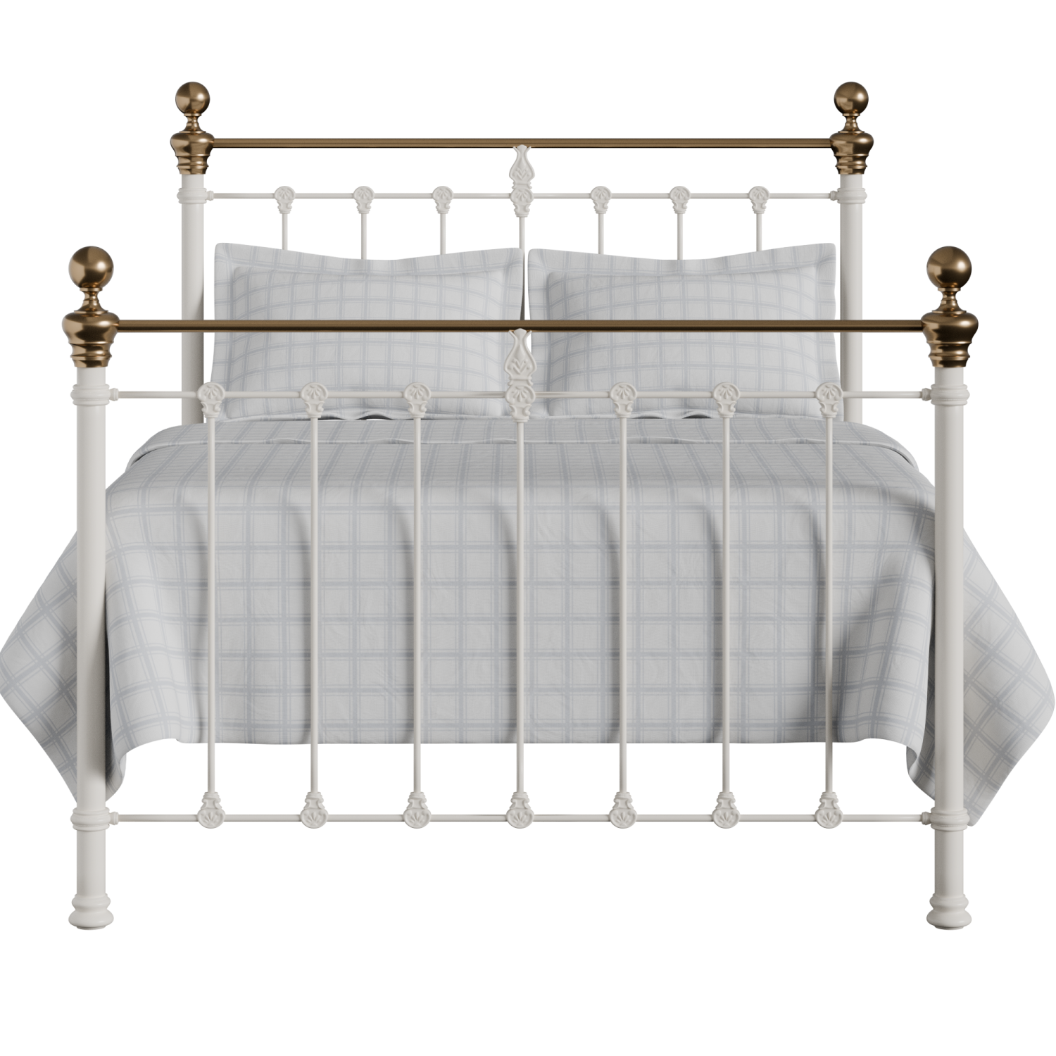 Hamilton iron/metal bed in ivory