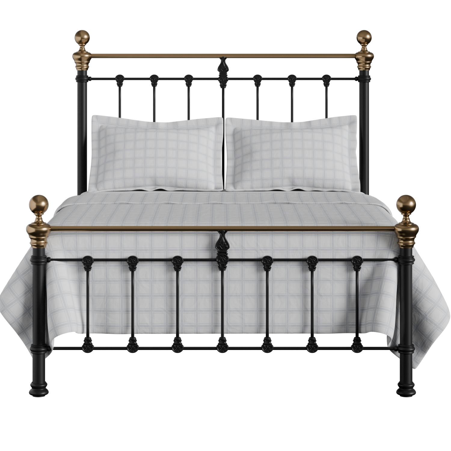 Hamilton Low Footend iron/metal bed in black
