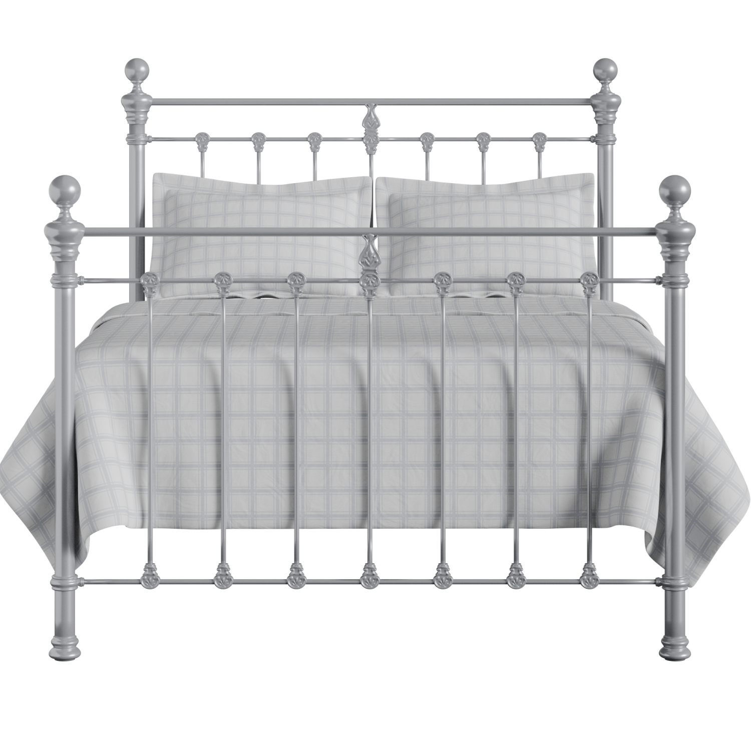 Hamilton Solo iron/metal bed in silver