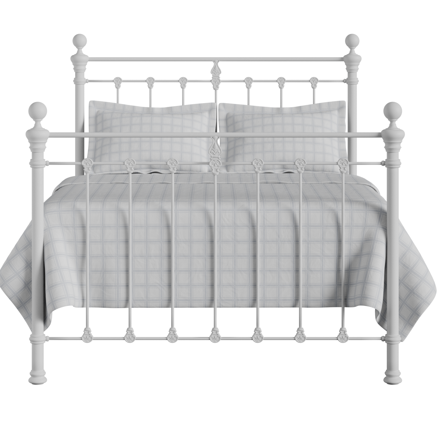 Hamilton Solo iron/metal bed in white