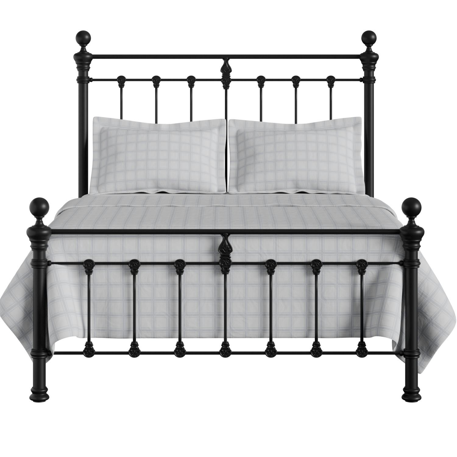 Hamilton Solo Low Footend iron/metal bed in black