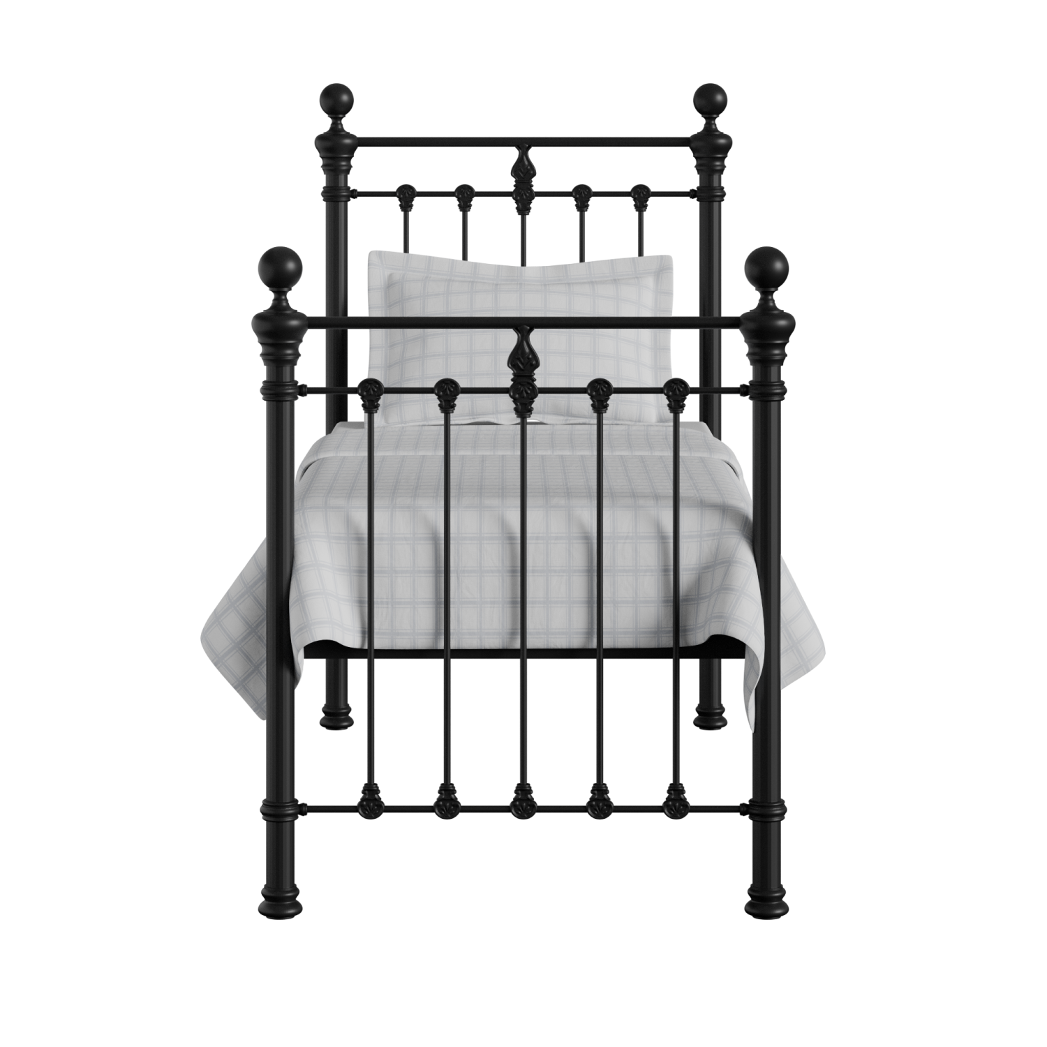 Hamilton Solo iron/metal single bed in black