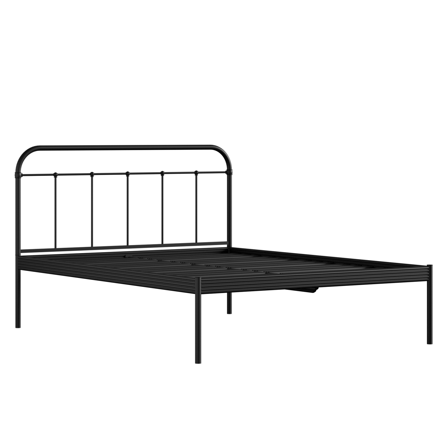 Hampton iron/metal bed in black with drawers