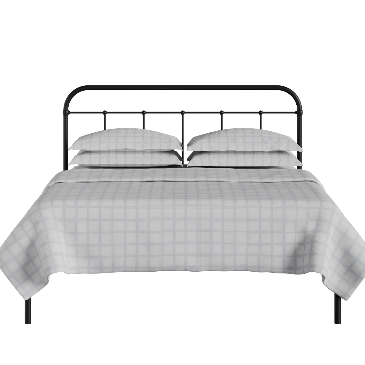 Hampton iron/metal bed in black