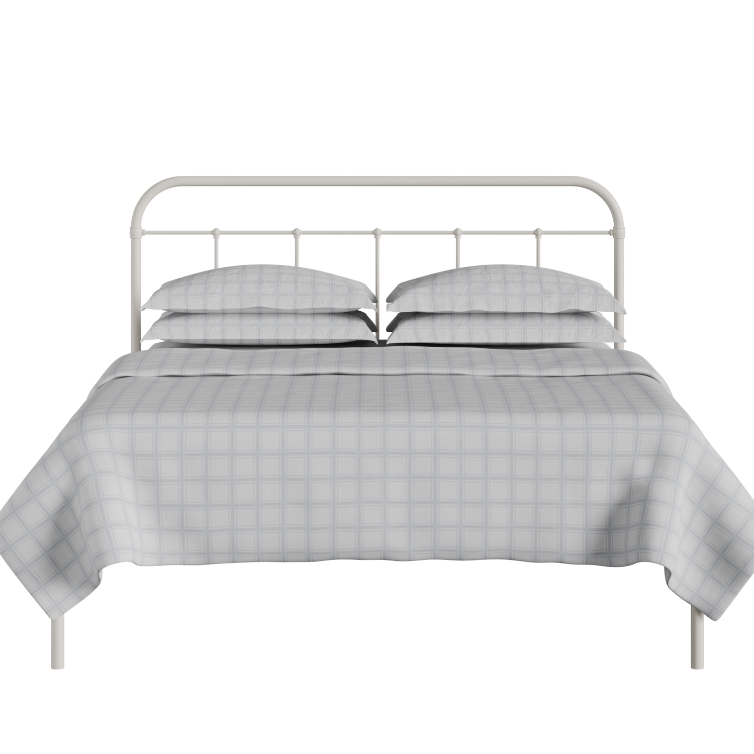 Hampton iron/metal bed in ivory