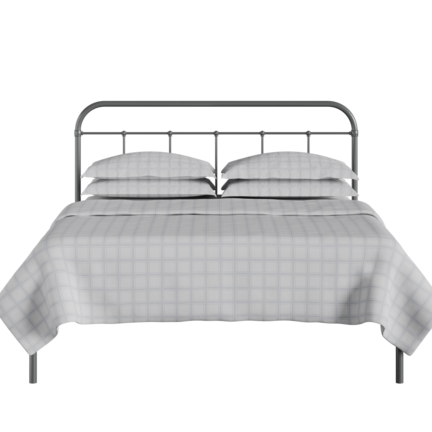 Hampton iron/metal bed in pewter