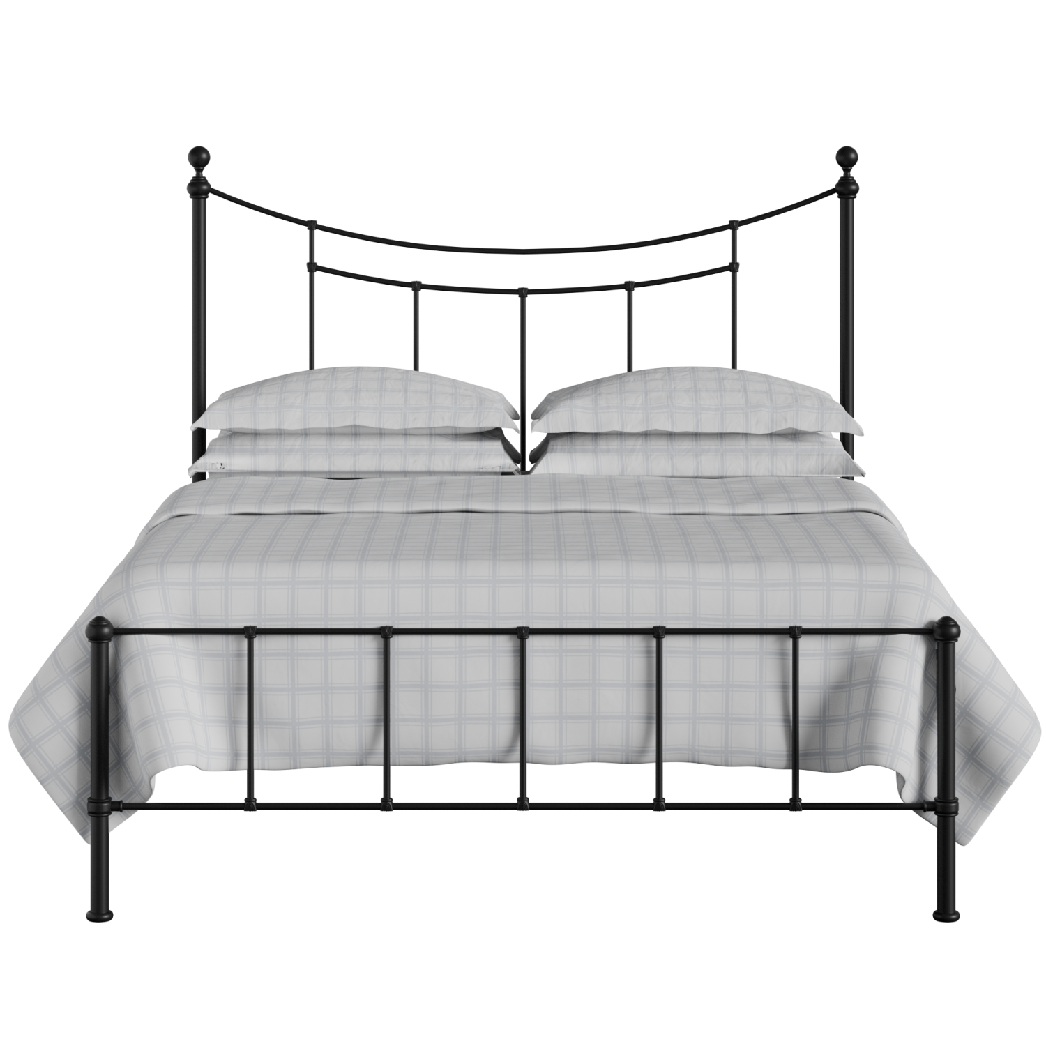 Isabelle iron/metal bed in black