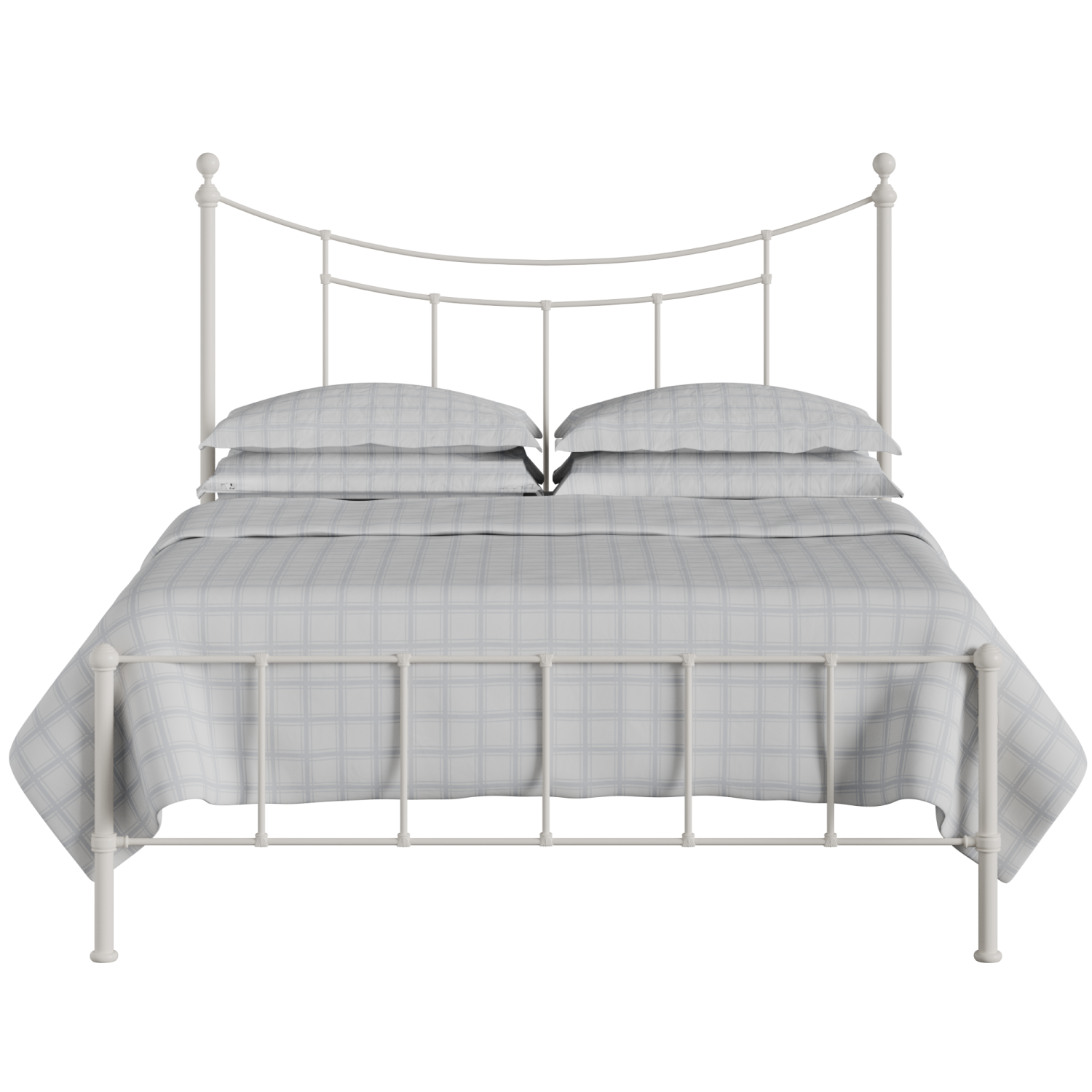 Isabelle iron/metal bed in ivory