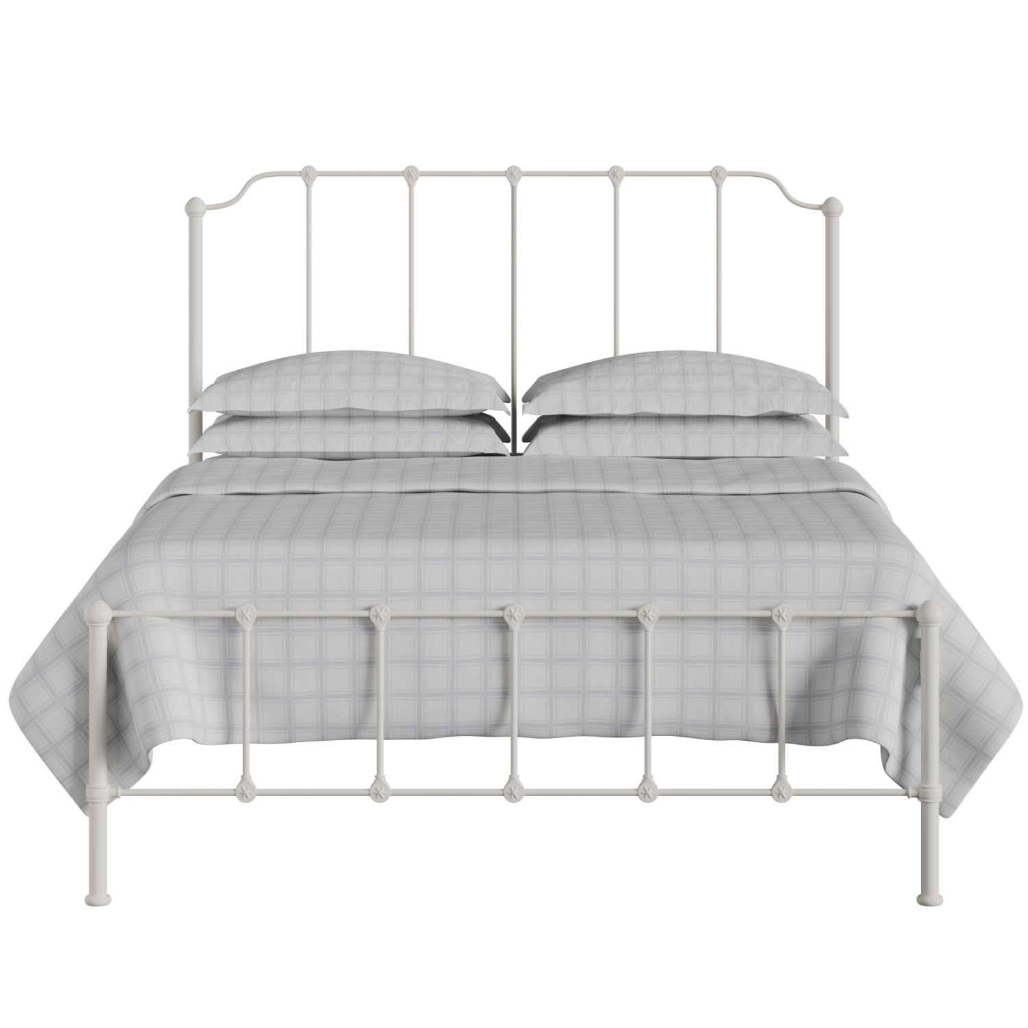 Julia iron/metal bed in ivory