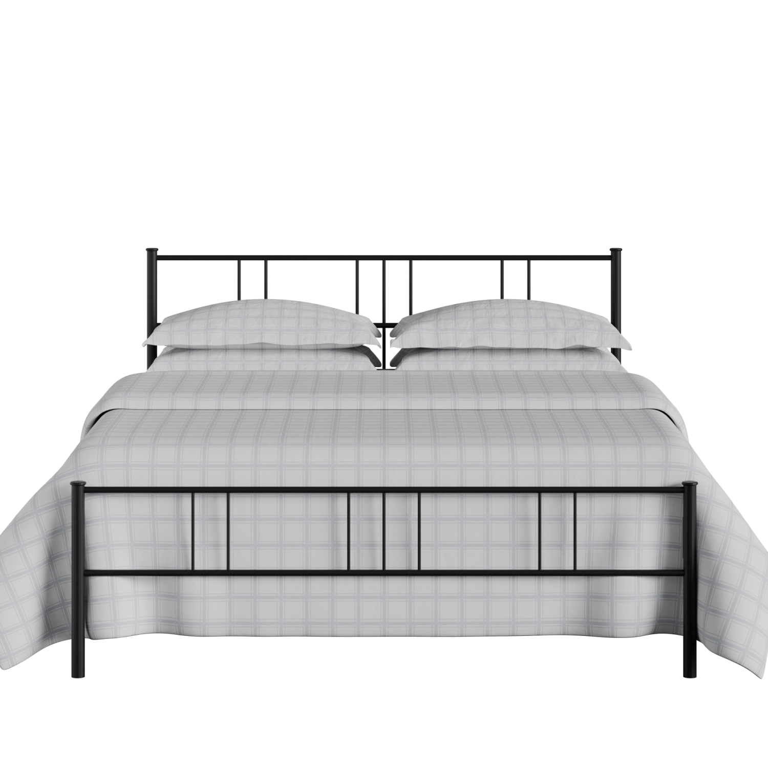 Mortlake iron/metal bed in black