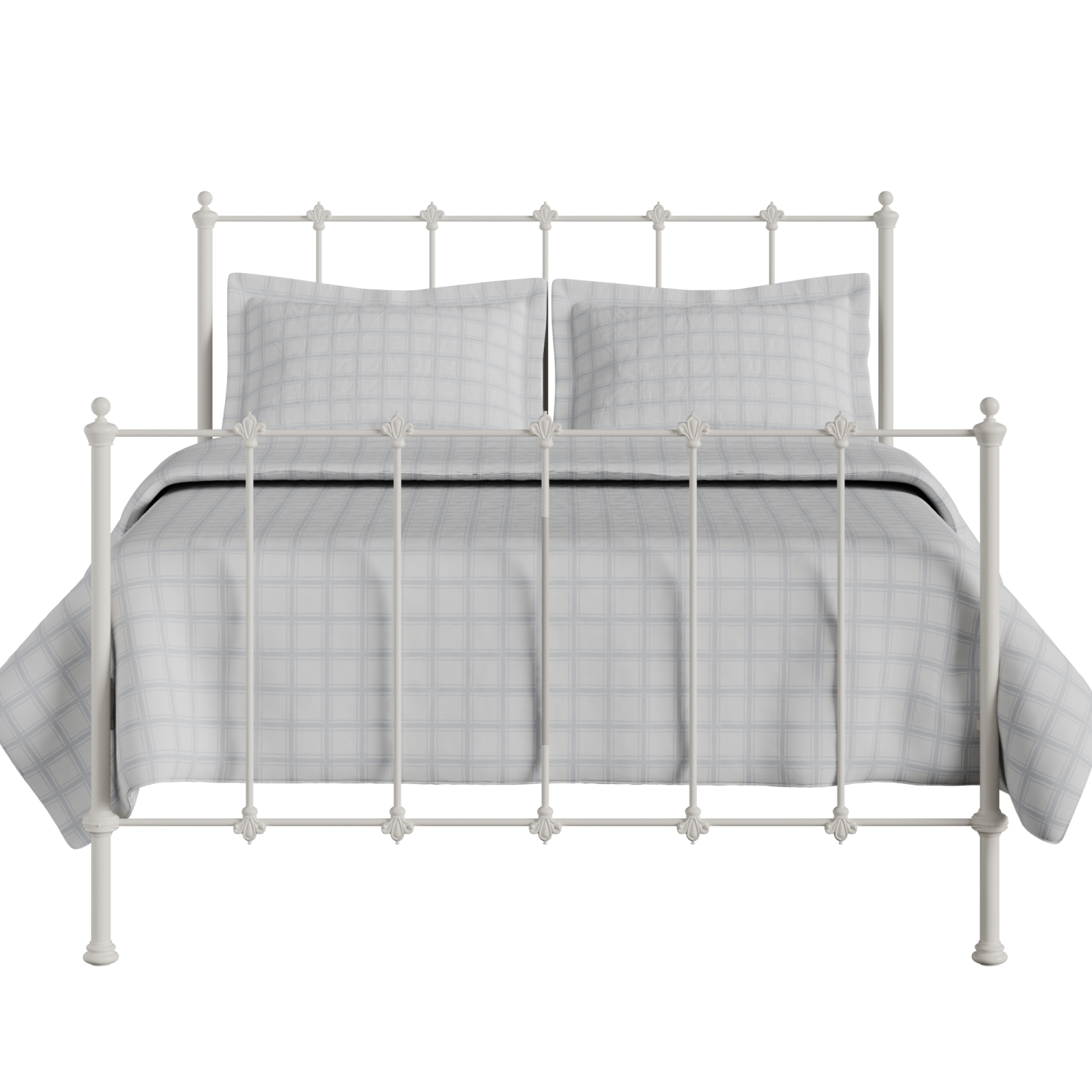 Paris iron/metal bed in ivory