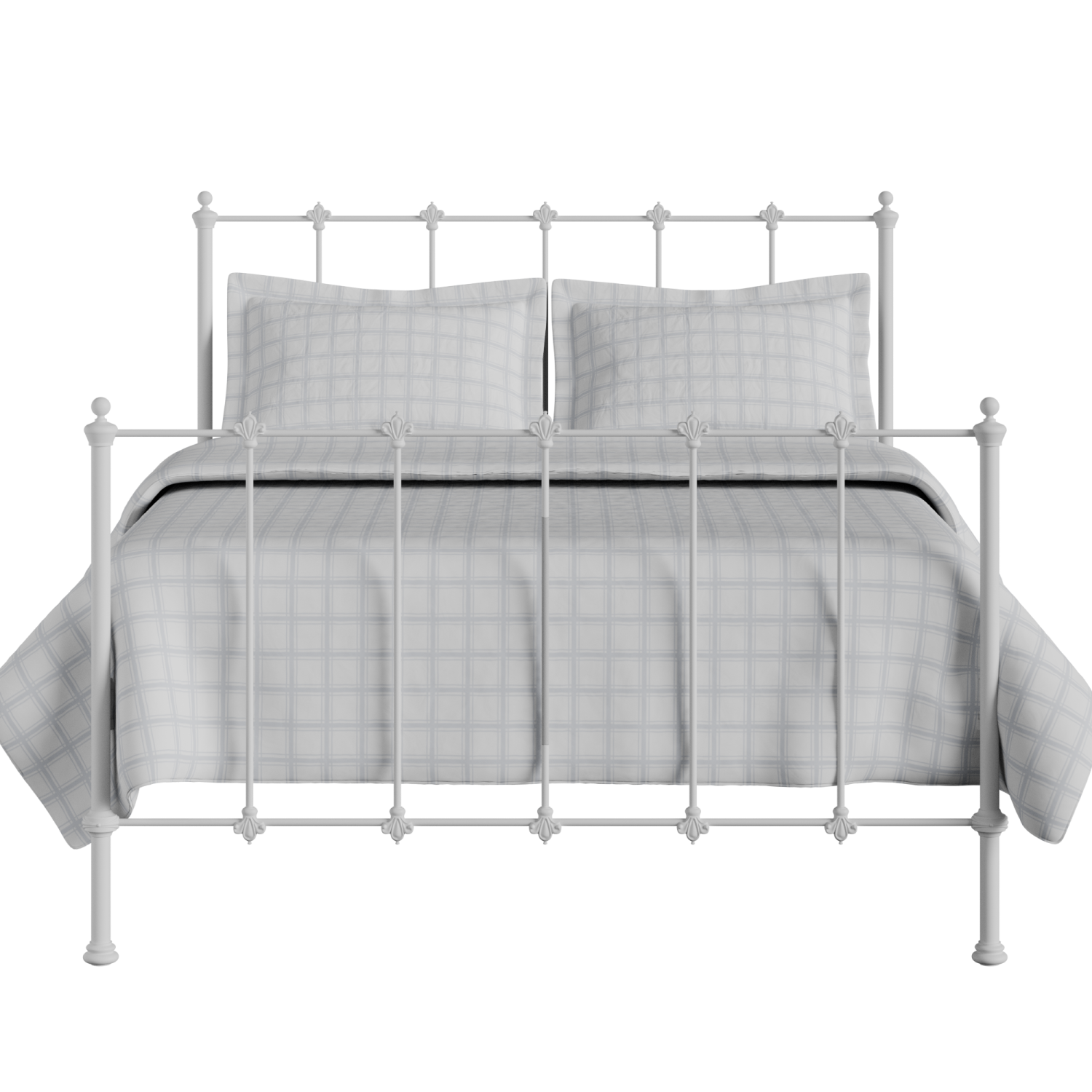 Paris iron/metal bed in white