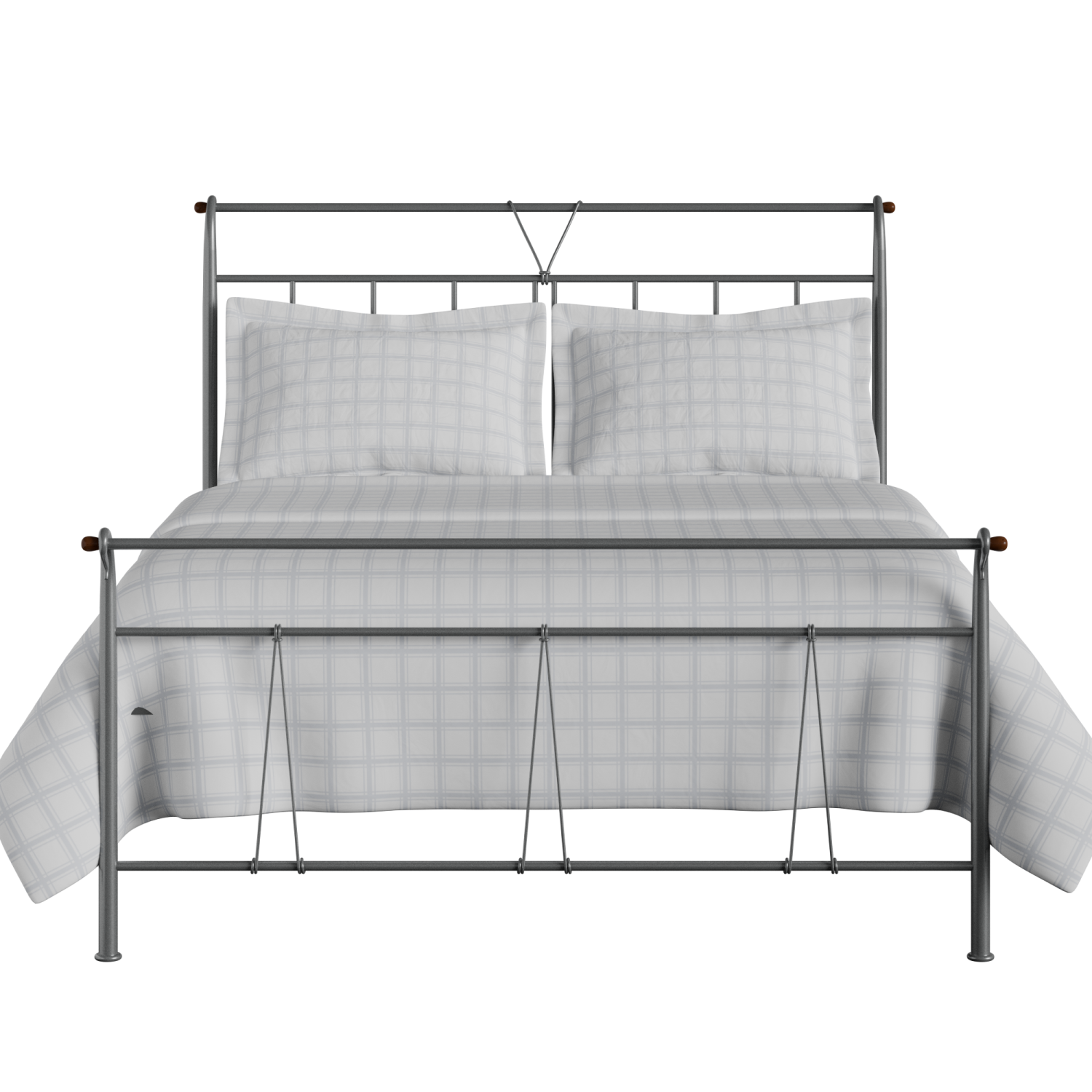 Pellini iron/metal bed in pewter