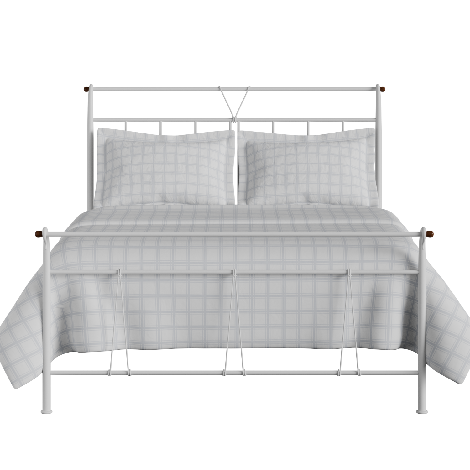 Pellini iron/metal bed in white