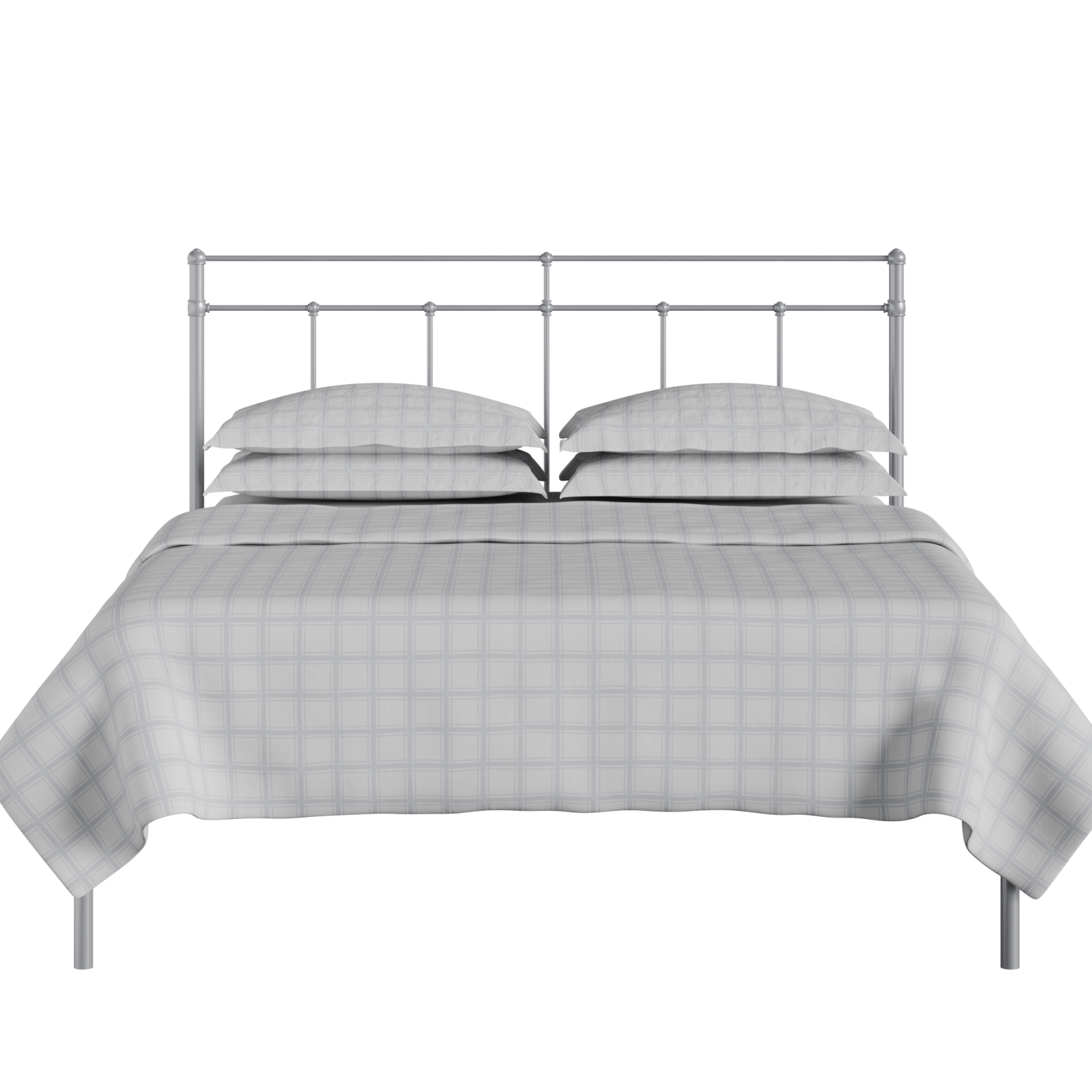 Richmond iron/metal bed in silver