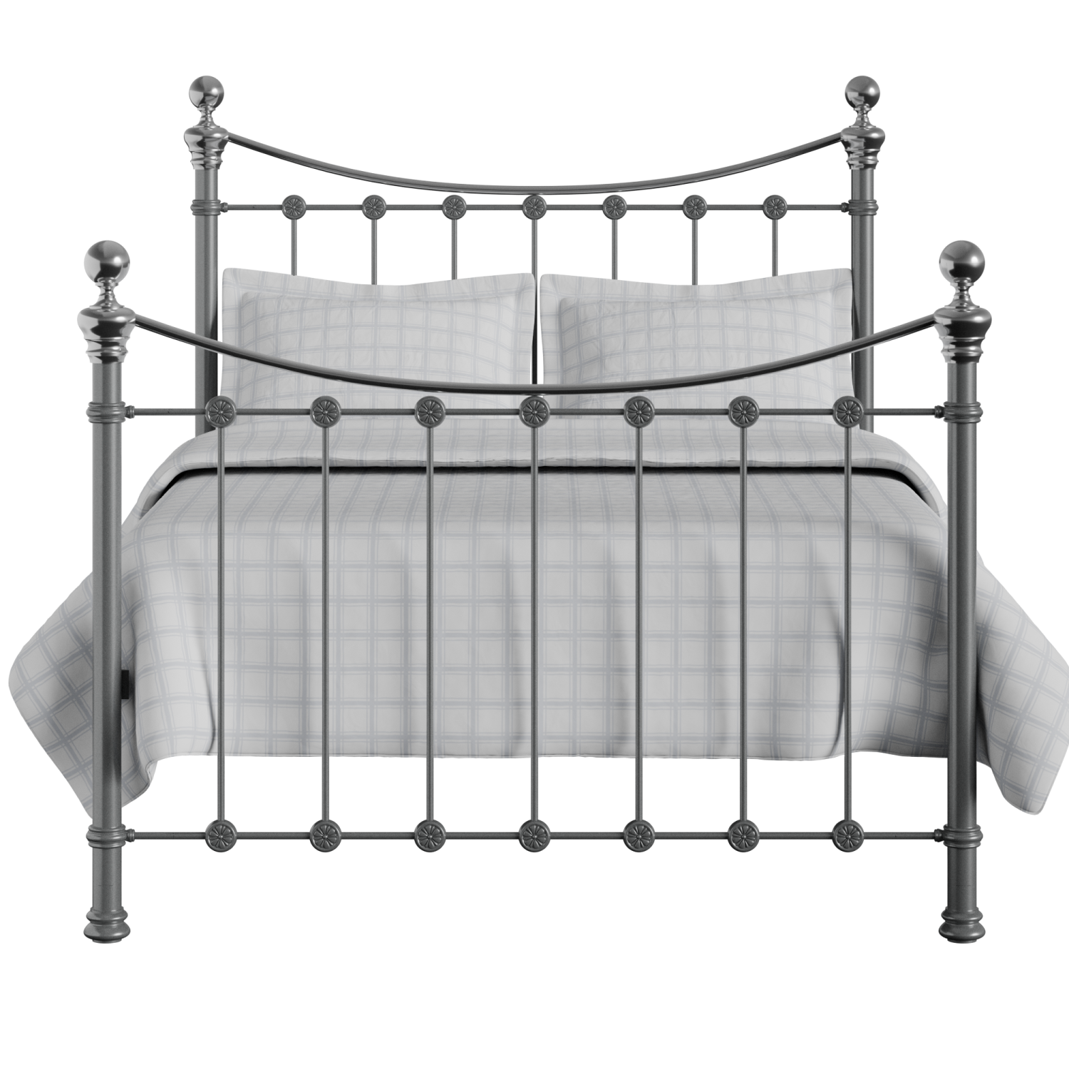 Selkirk Chromo iron/metal bed in pewter