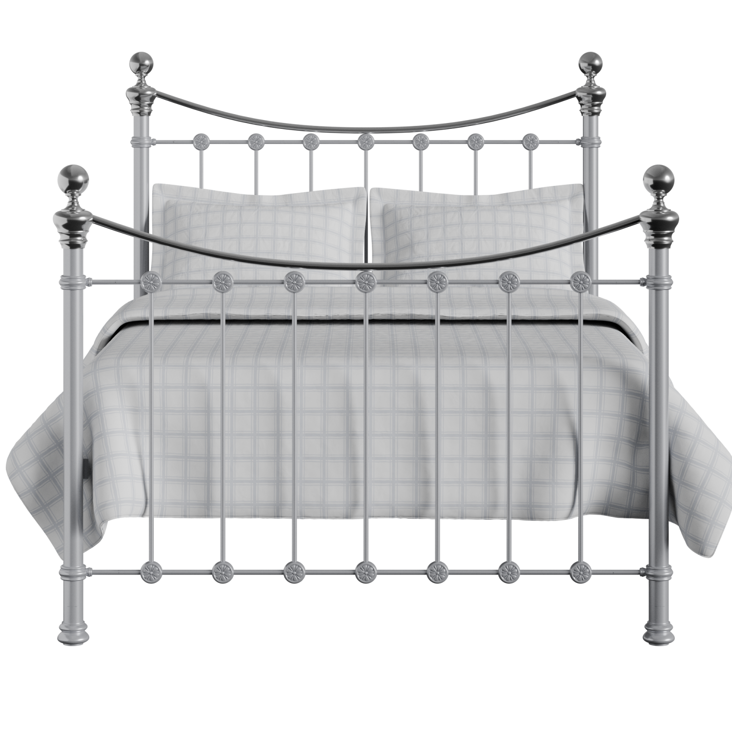 Selkirk Chromo iron/metal bed in silver